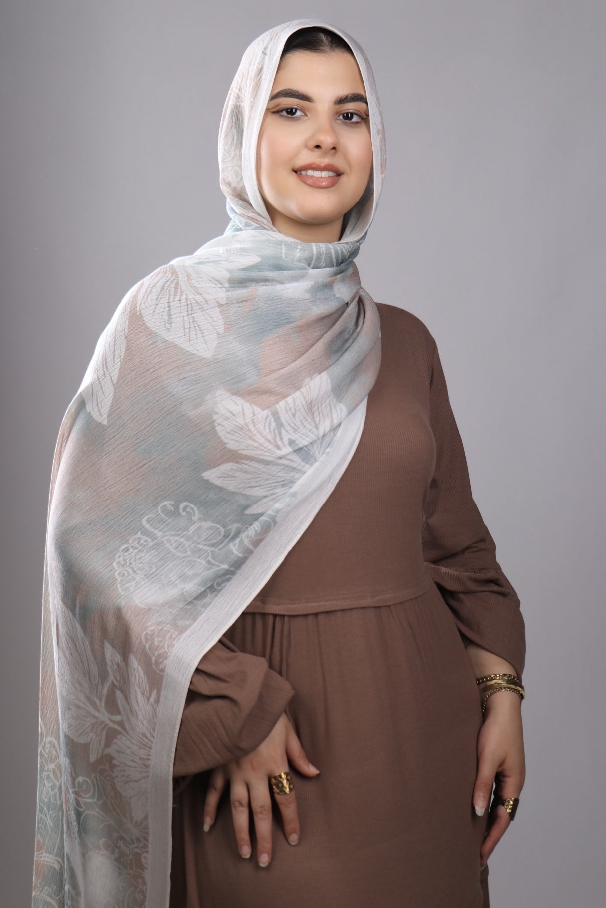 طرحة قطن مشجر كرينكل
