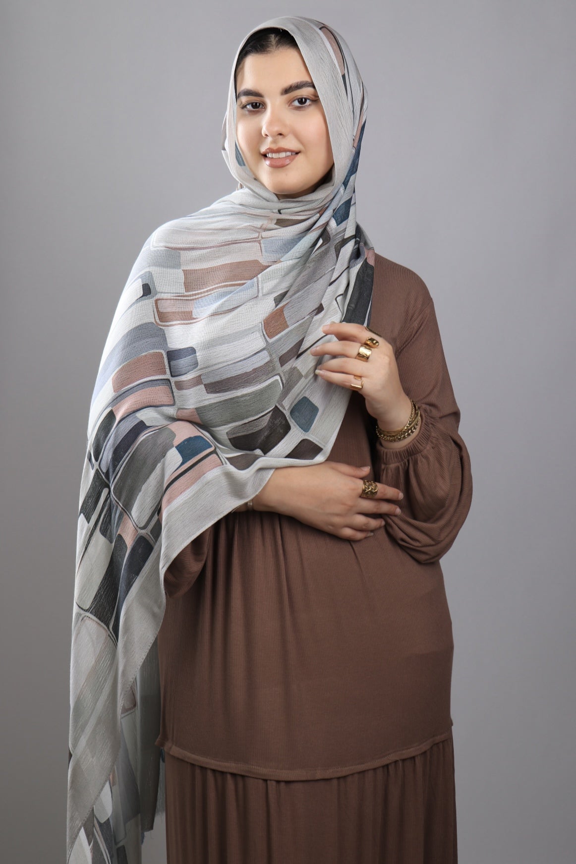 طرحة قطن مشجر كرينكل