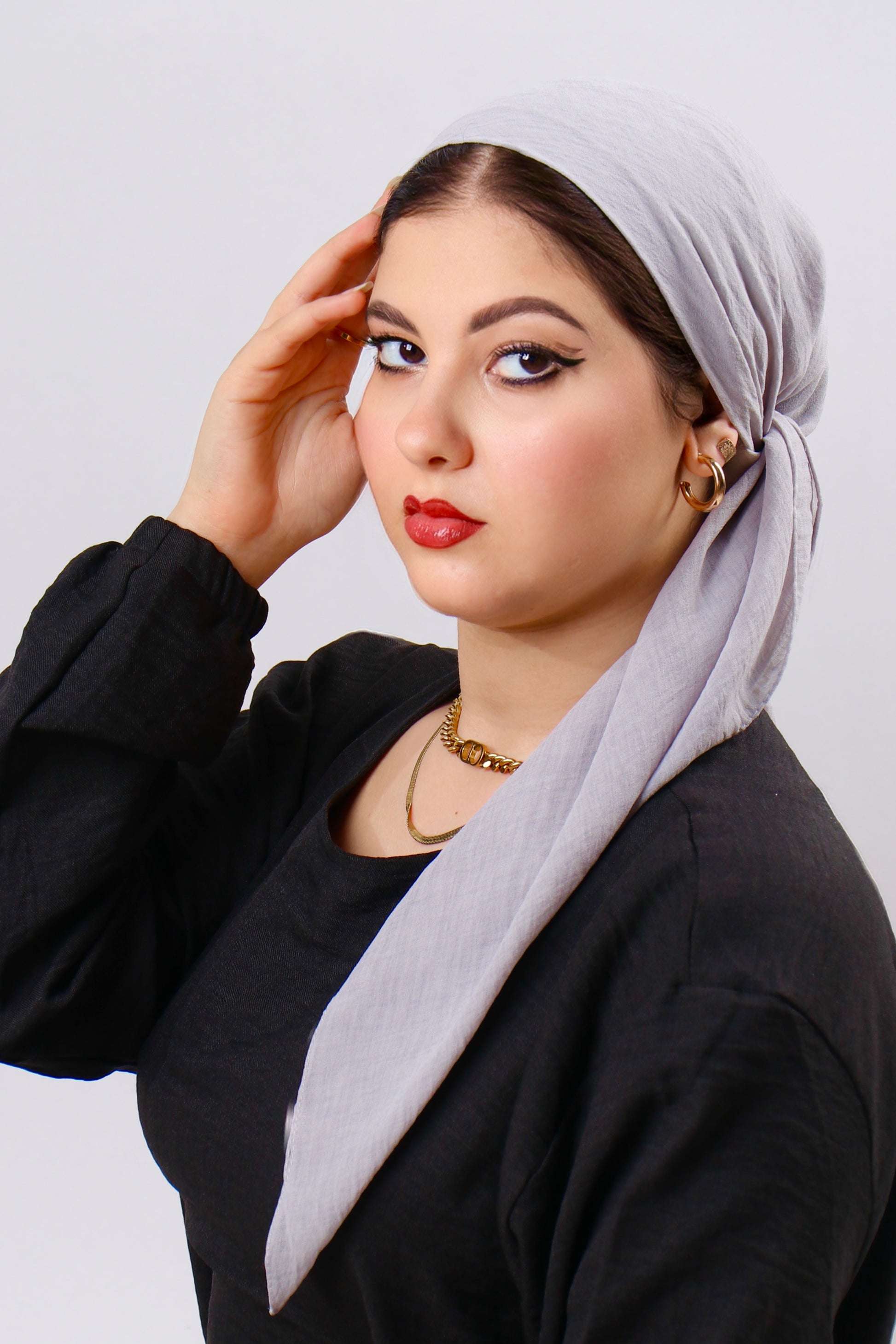 سكارف شيفون مربع كرينكل