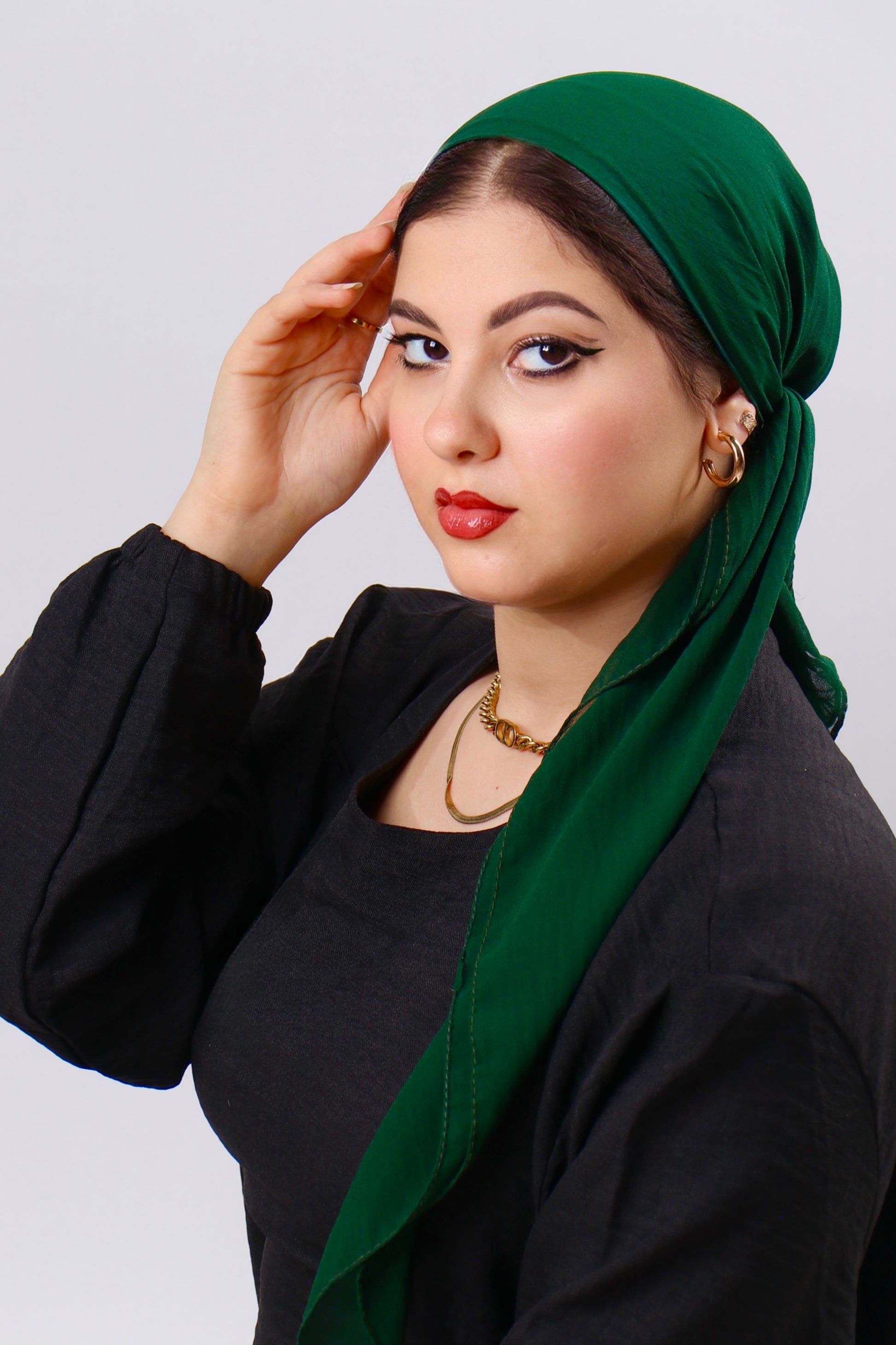 سكارف شيفون مربع كرينكل
