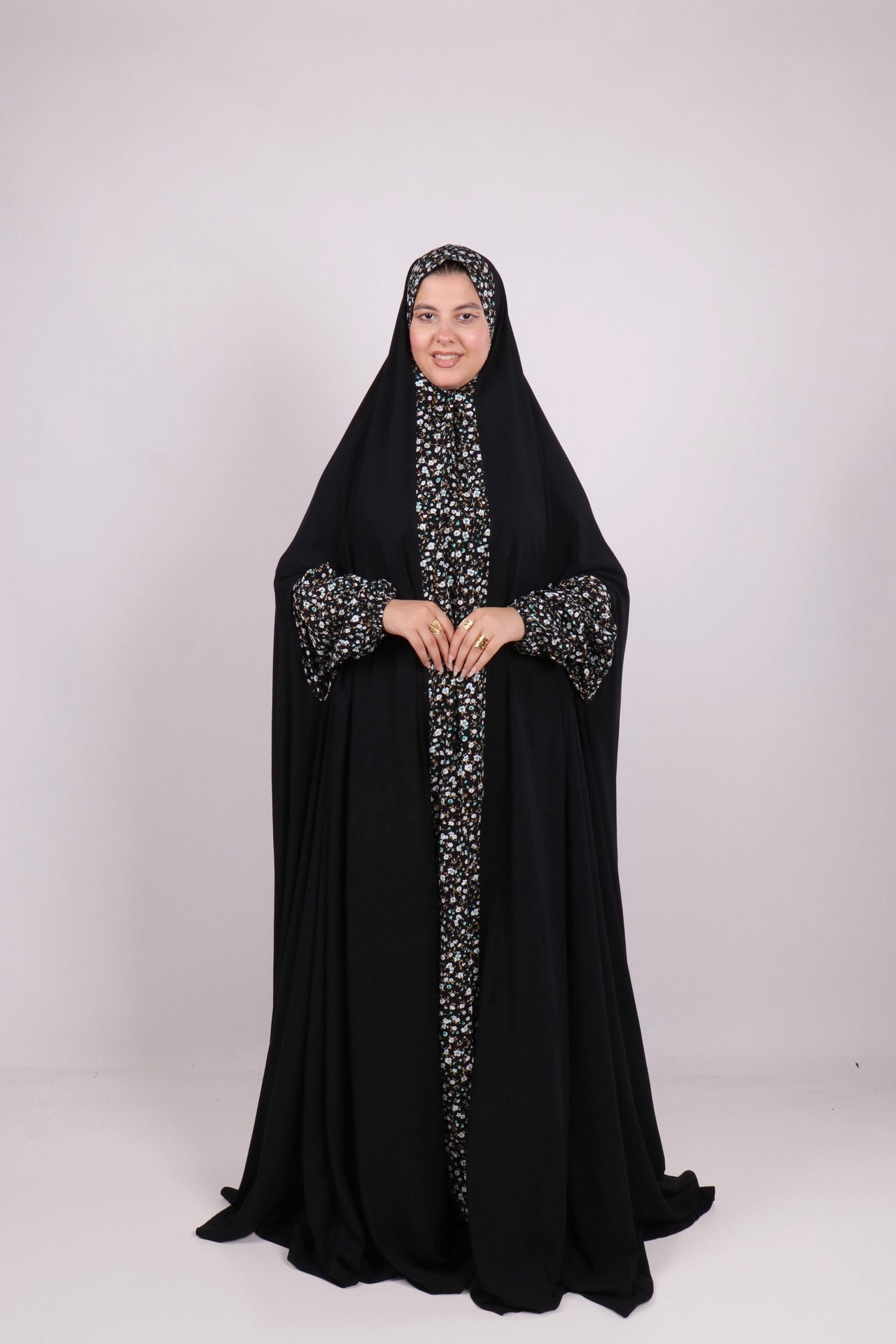اسدال خمار كامل سوبر كريم