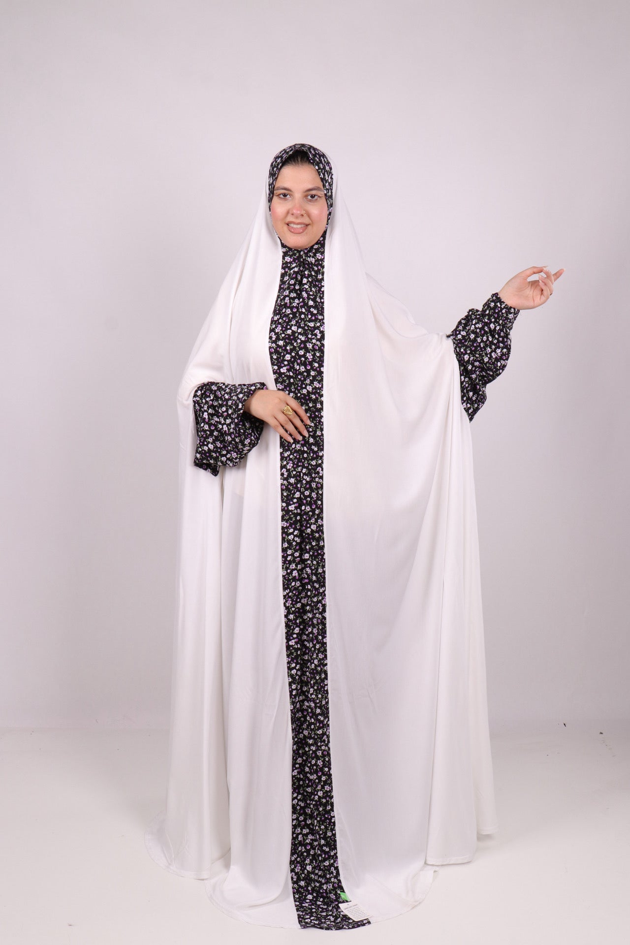 اسدال خمار كامل سوبر كريم
