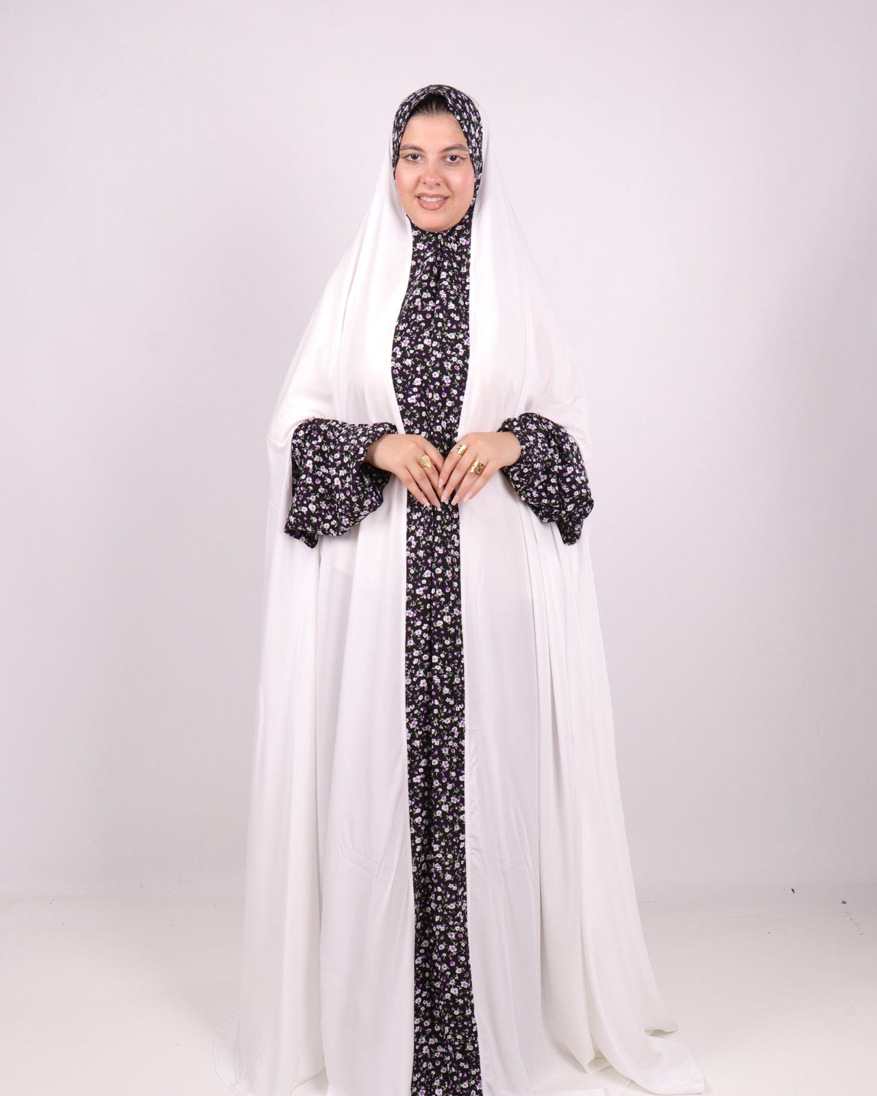 اسدال خمار كامل سوبر كريم