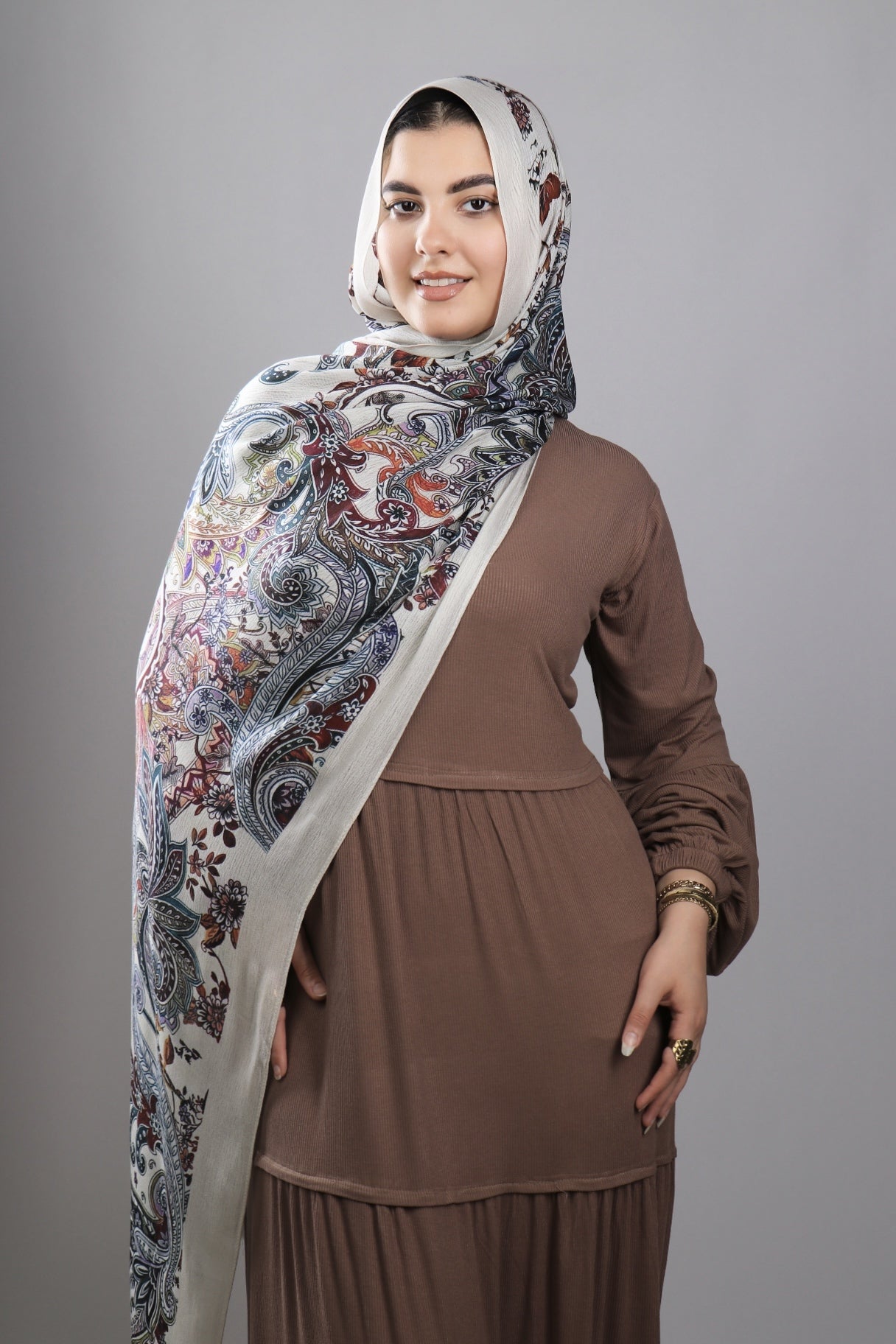 طرحة قطن مشجر كرينكل
