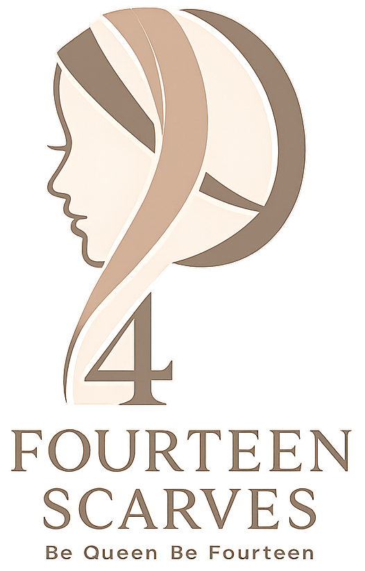 Fourteen scarves 
