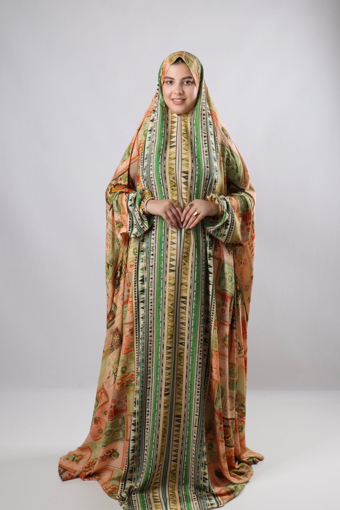 Full Khimar Esdal with border