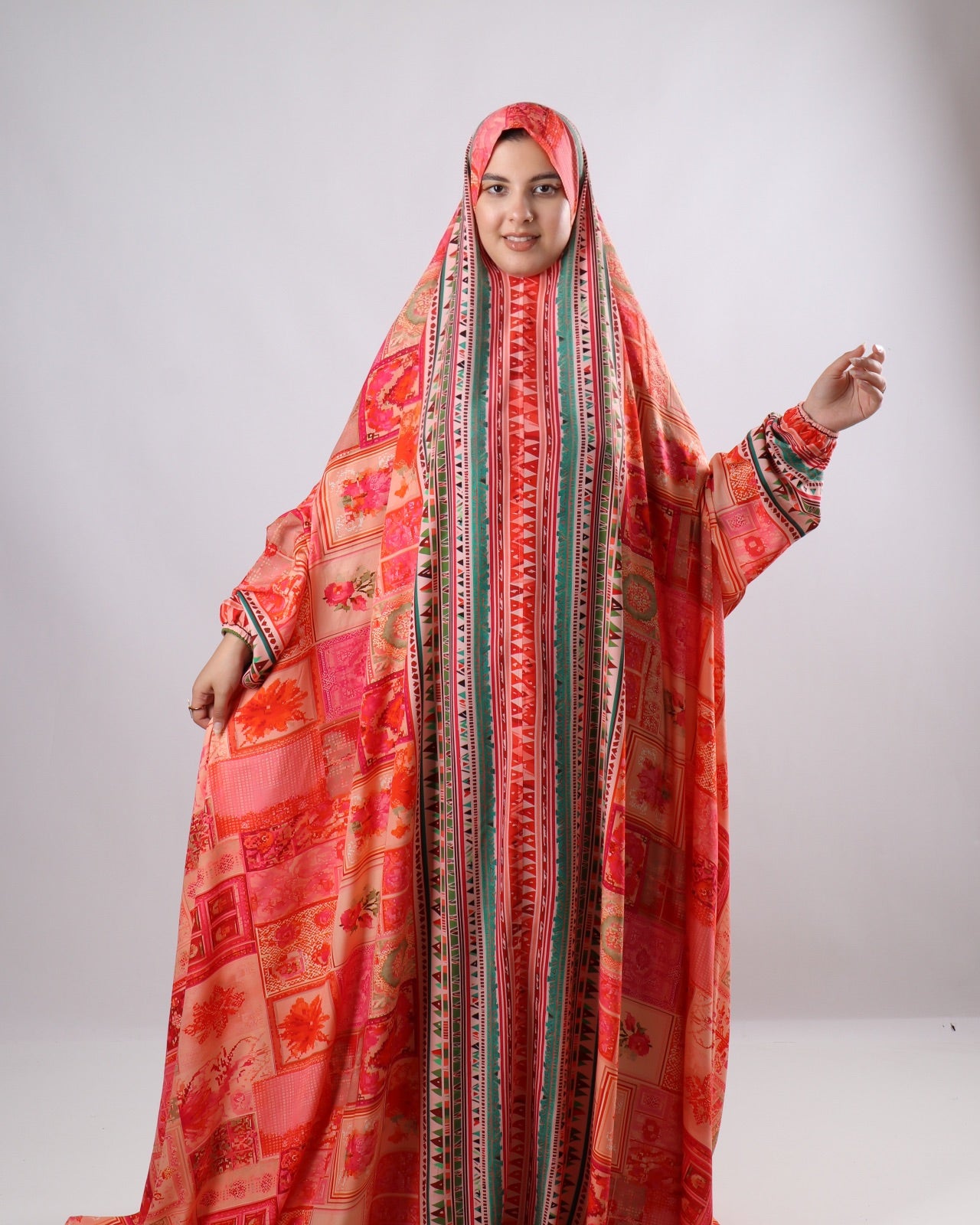 Full Khimar Esdal with border