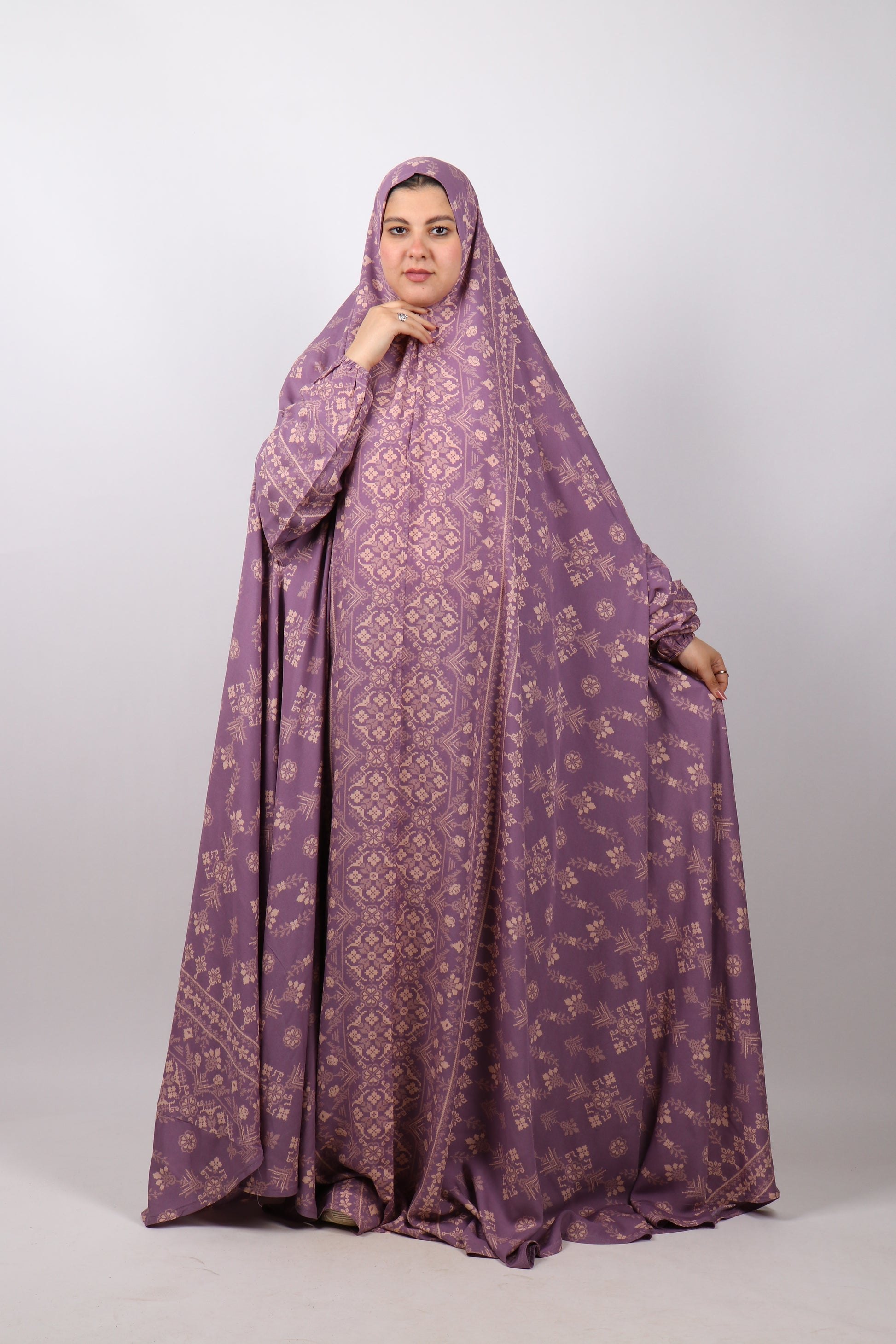 اسدال خمار كامل كنار