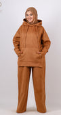 Suede suit