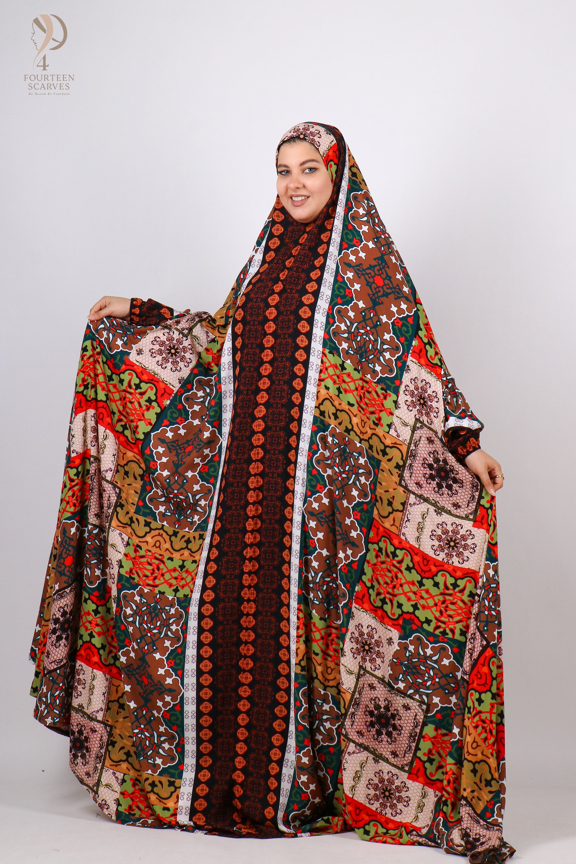 اسدال خمار كامل كنار