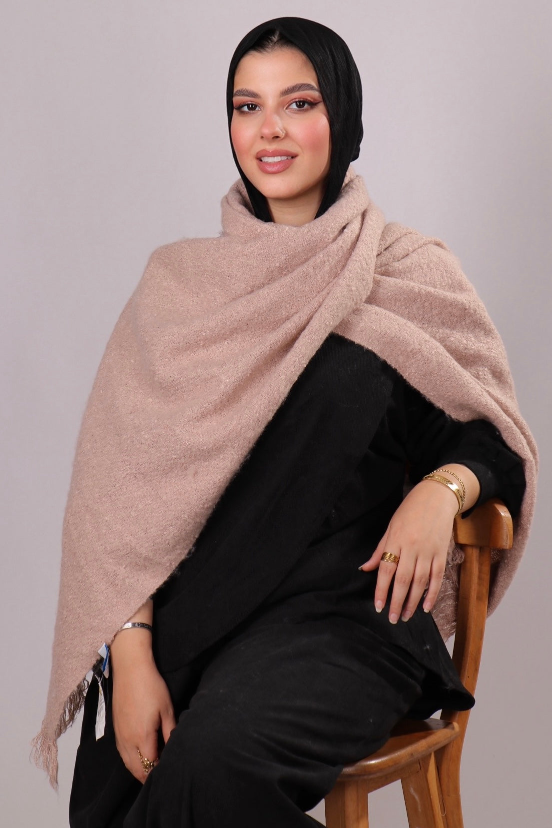 شال موهير ساده