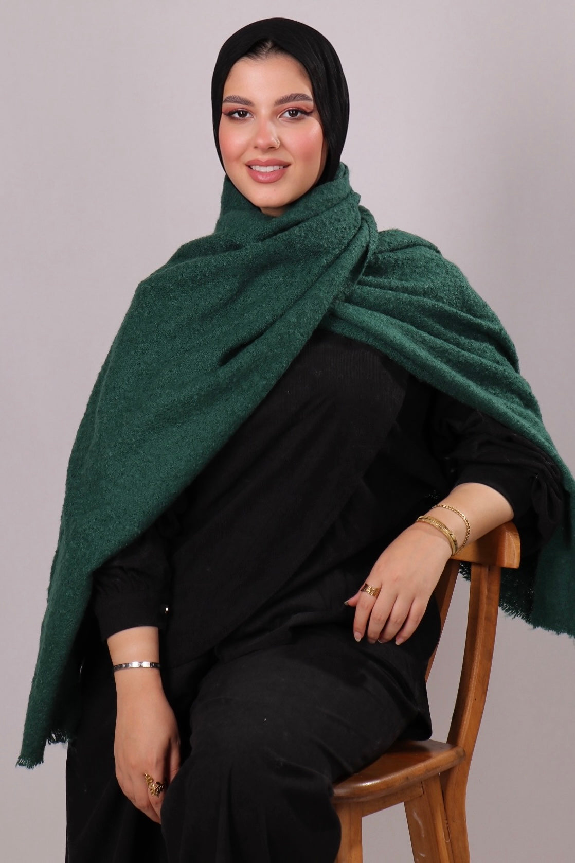 شال موهير ساده