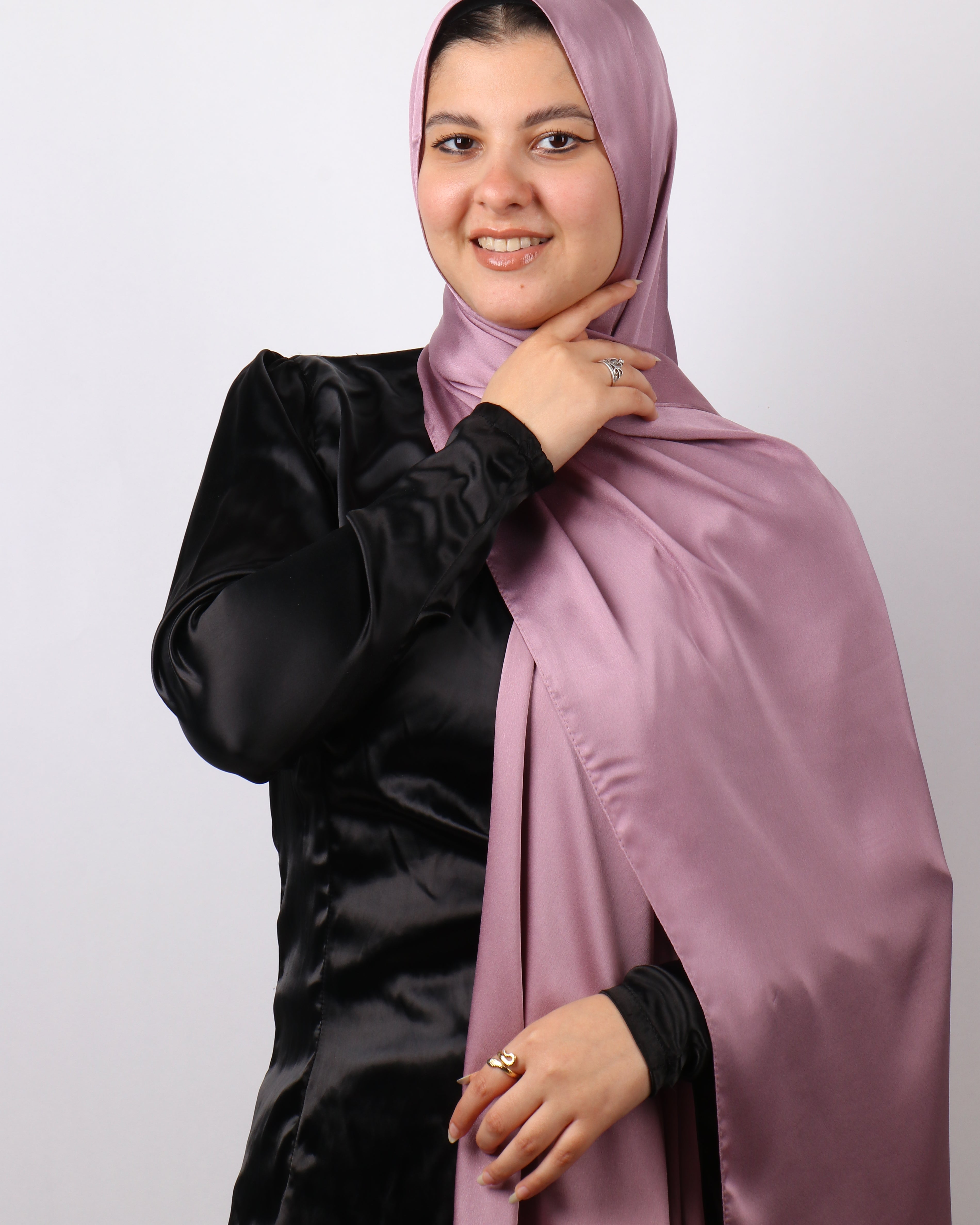 Imported satin hijab
