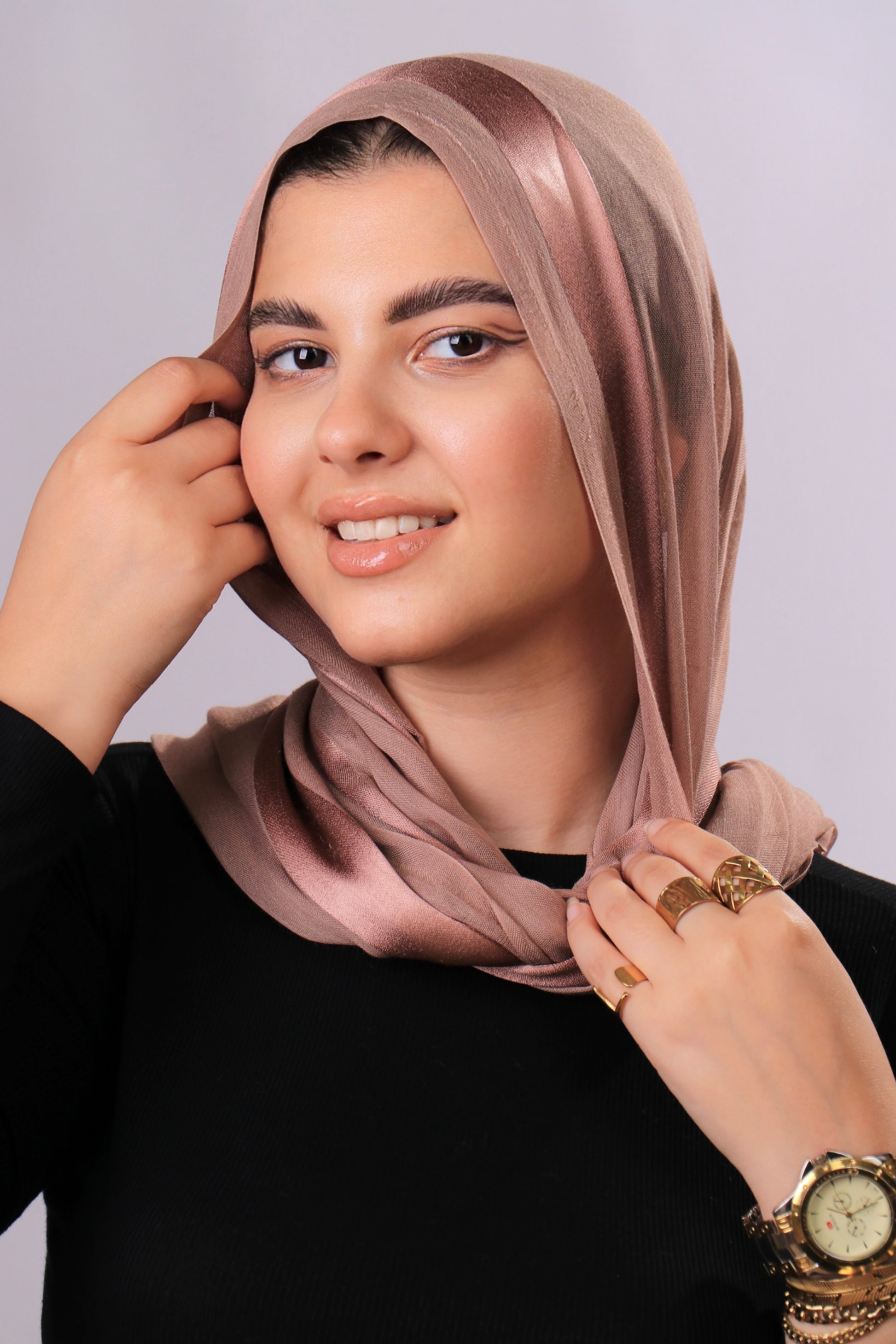 طرحه قطن فى ستان 1 شريط