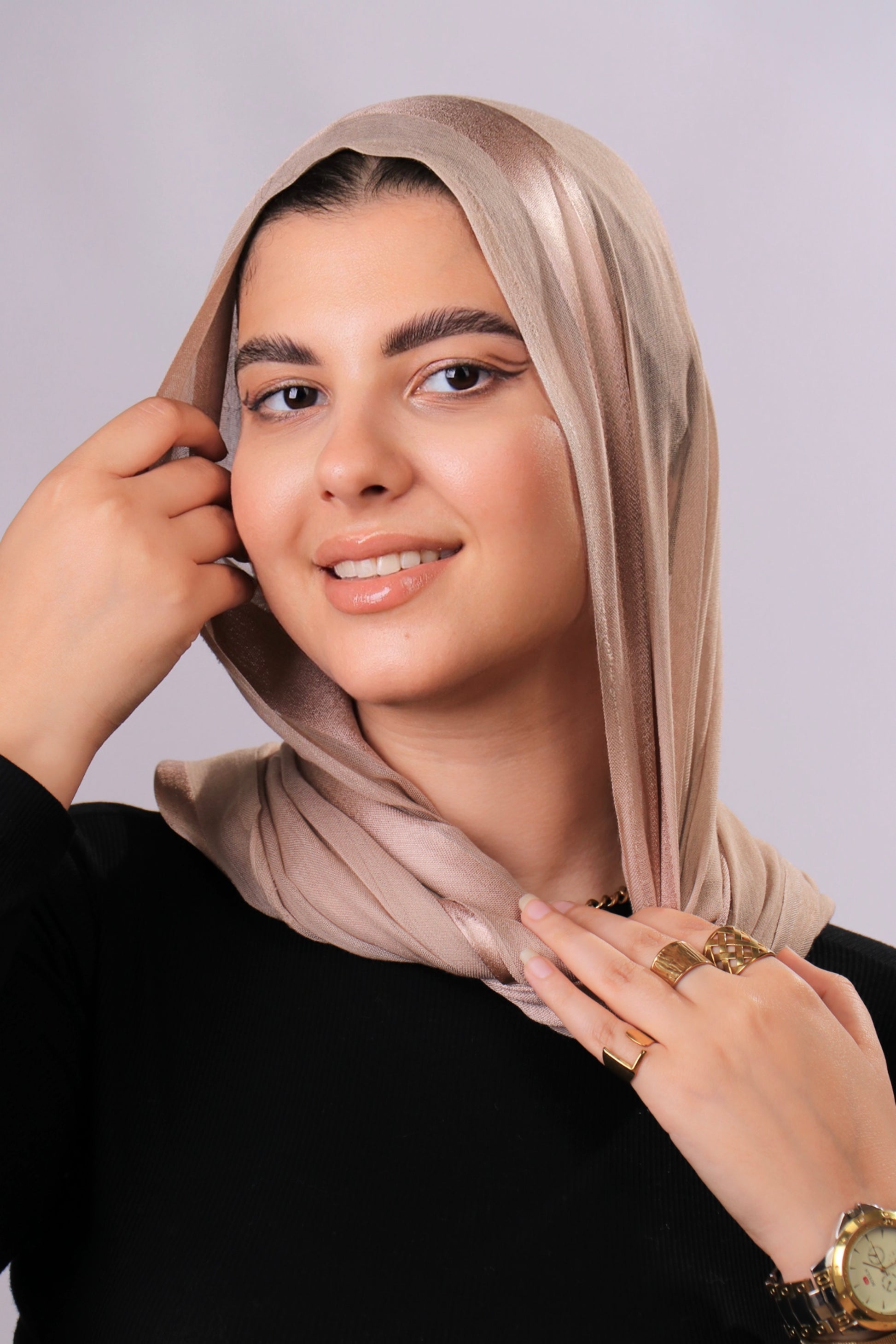 طرحه قطن فى ستان 1 شريط