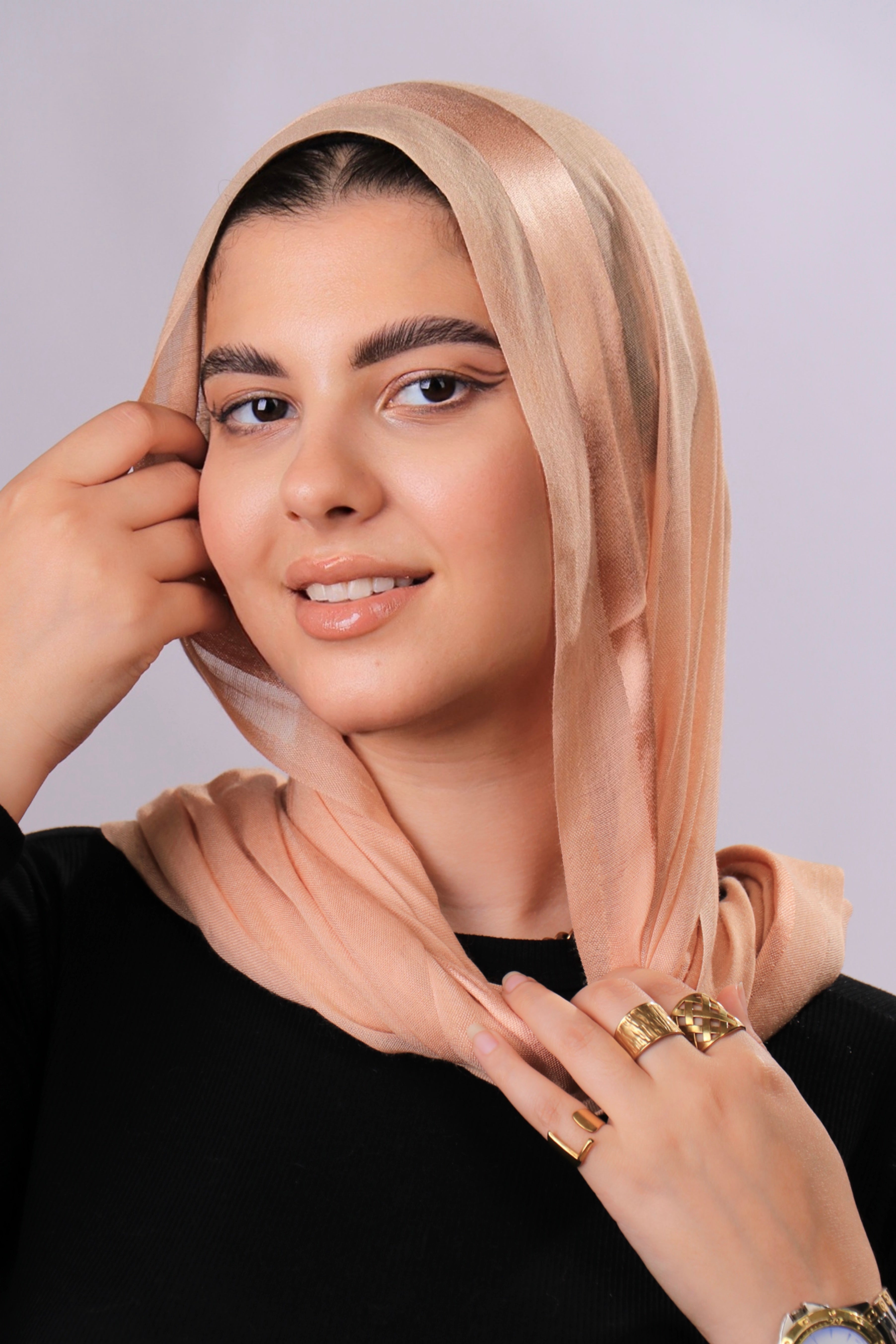 طرحه قطن فى ستان 1 شريط