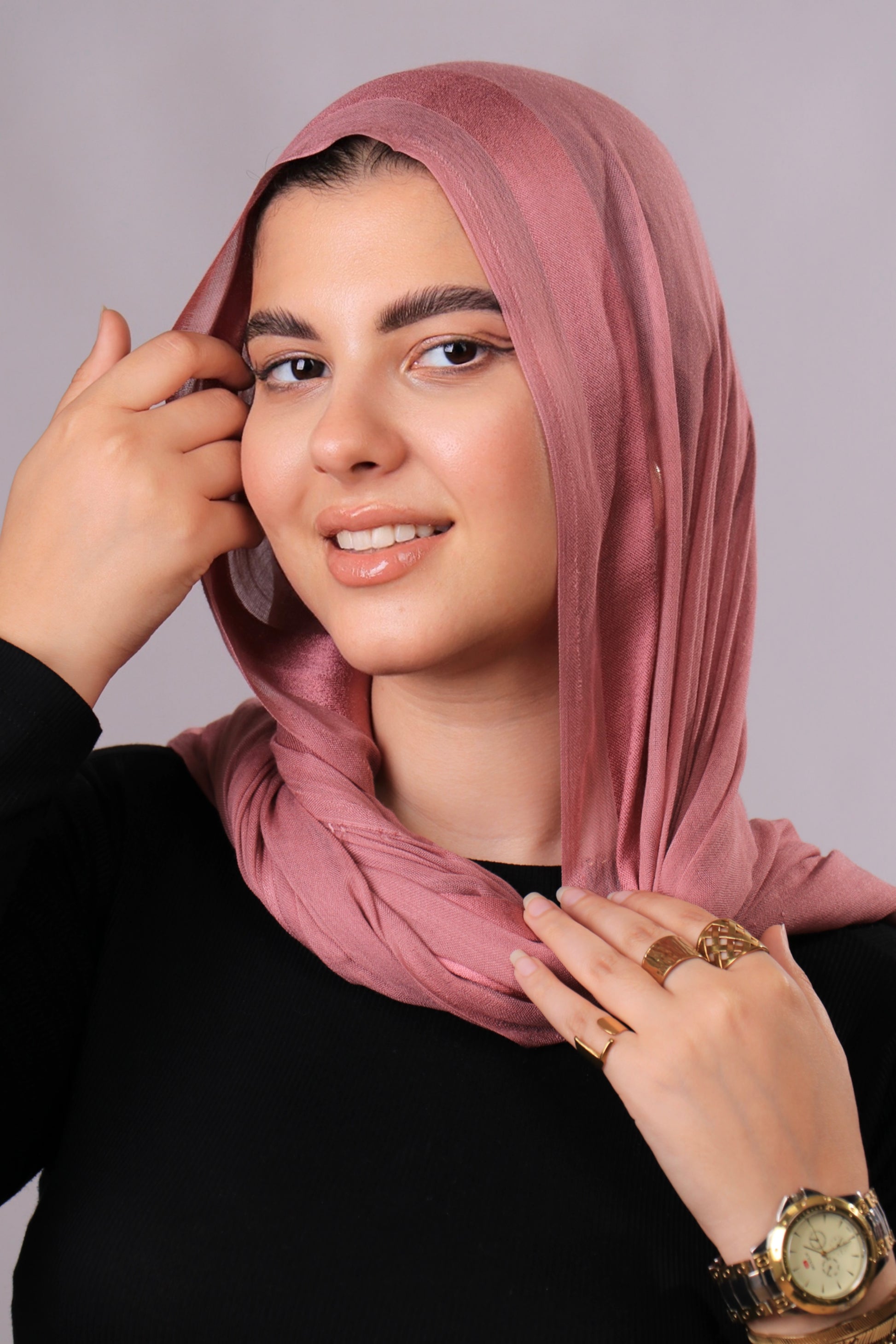 طرحه قطن فى ستان 1 شريط
