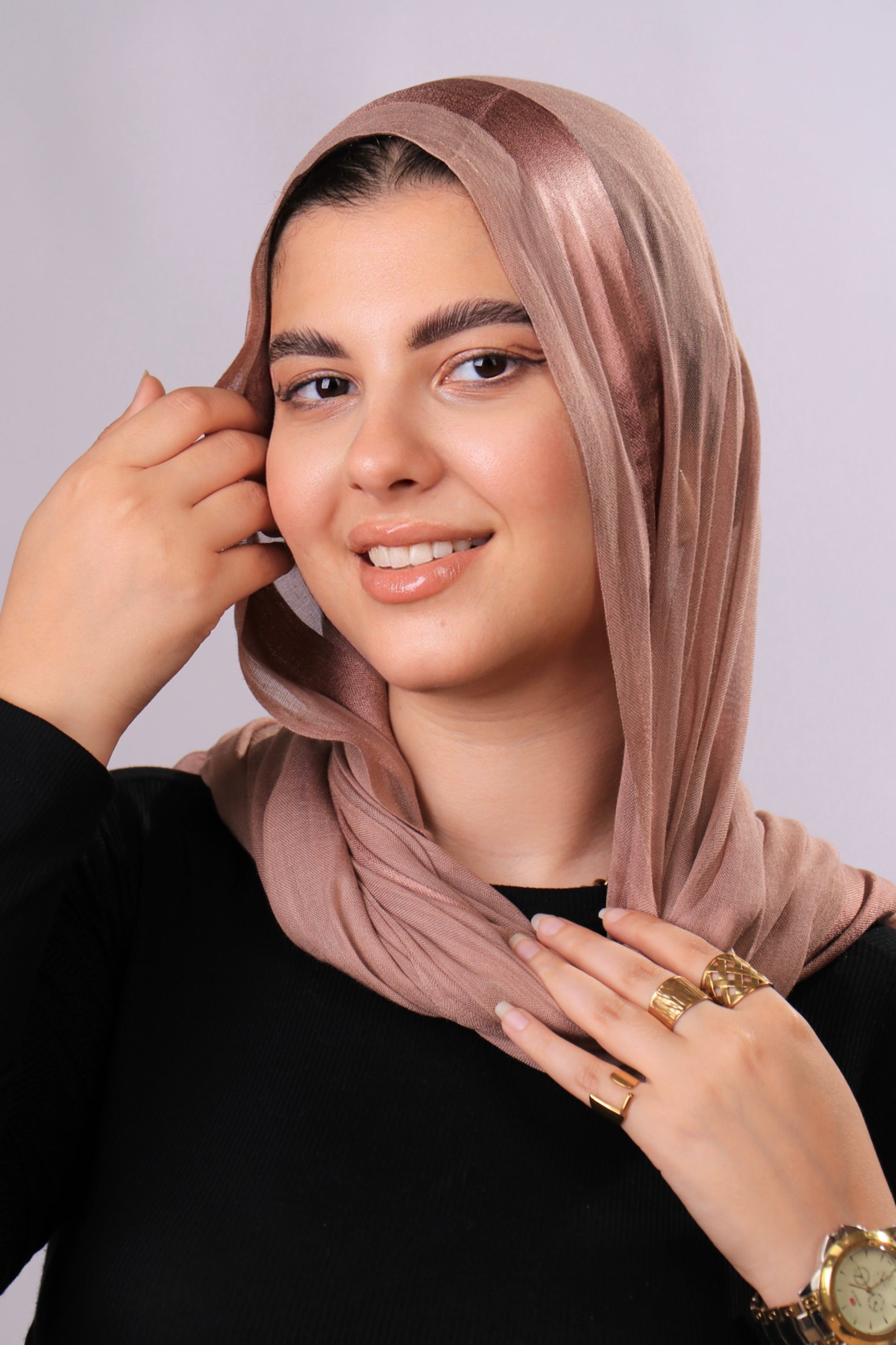 طرحه قطن فى ستان 1 شريط