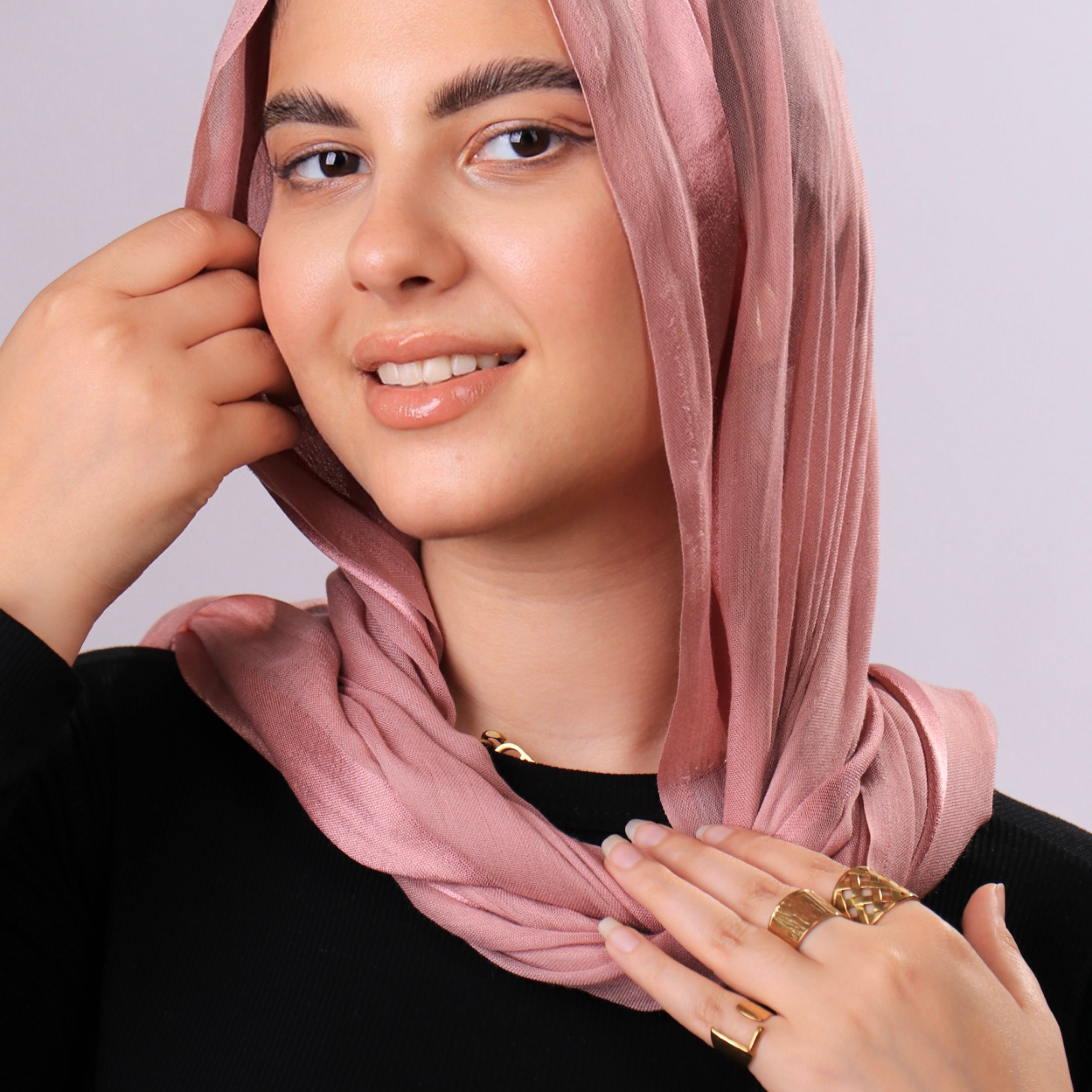 طرحه قطن فى ستان 1 شريط