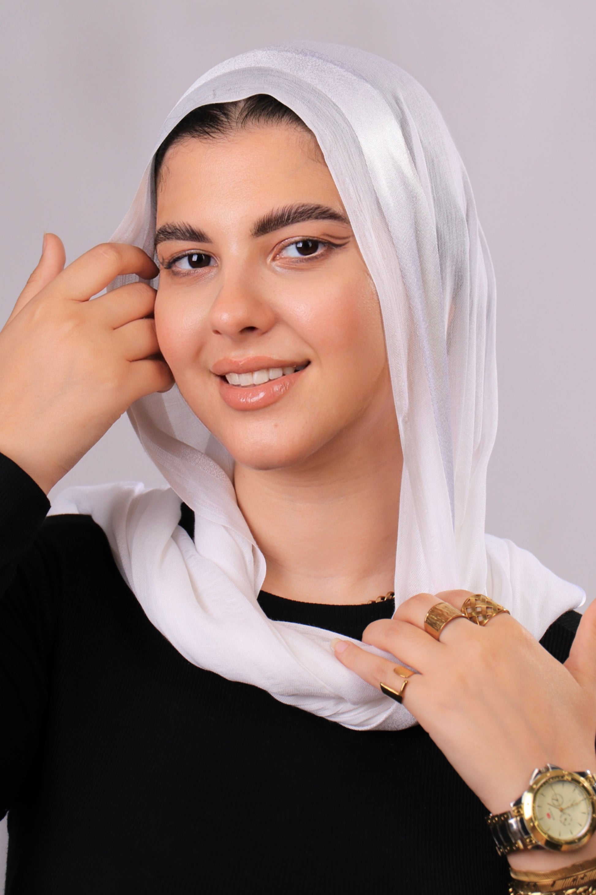طرحه قطن فى ستان 1 شريط