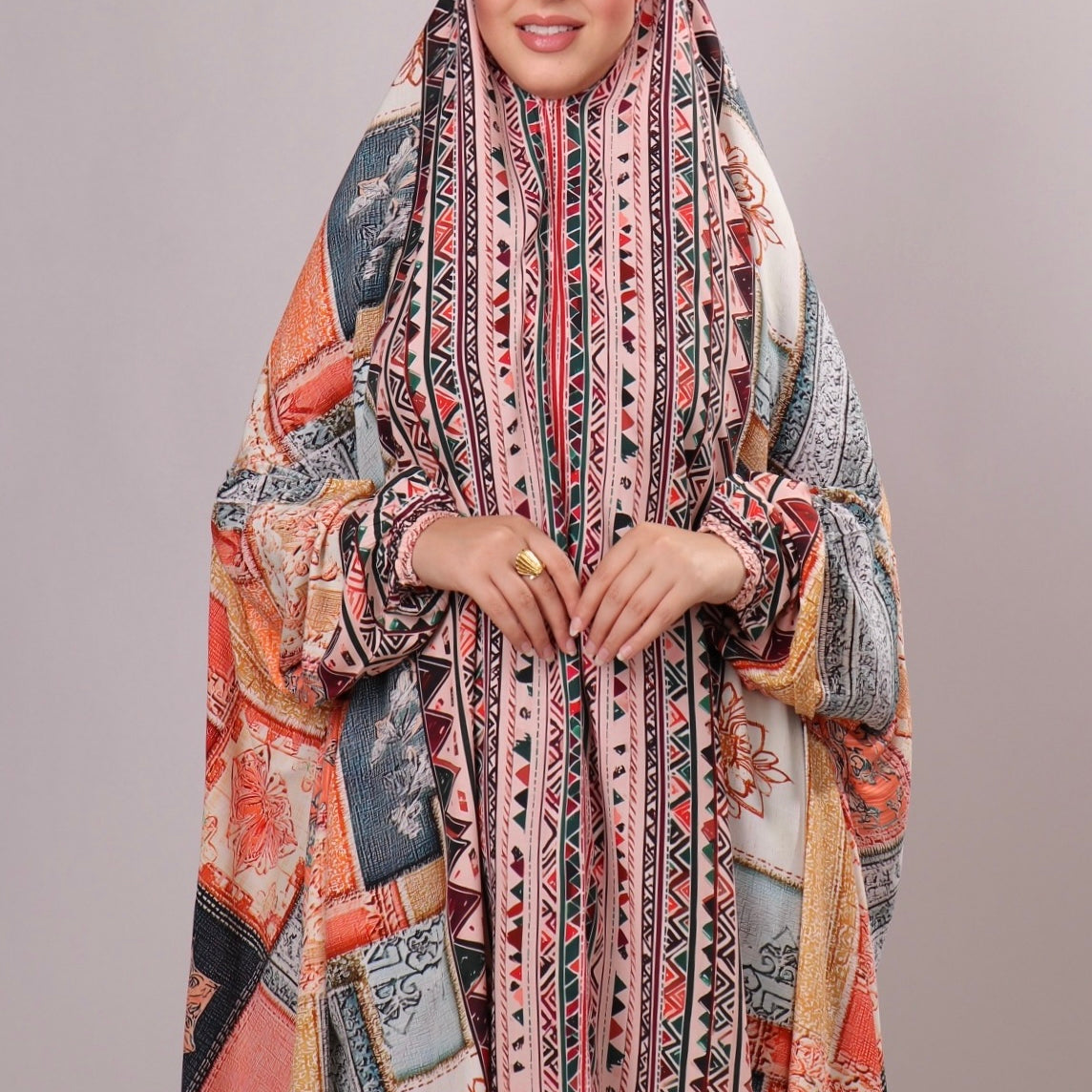 خمار صلاة مشجر