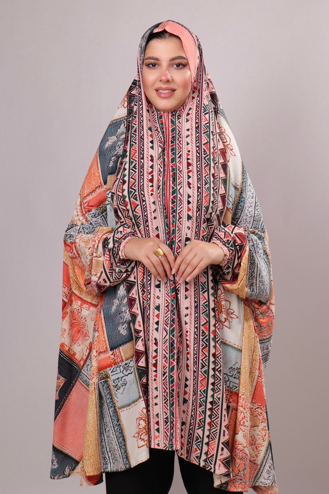 خمار صلاة مشجر
