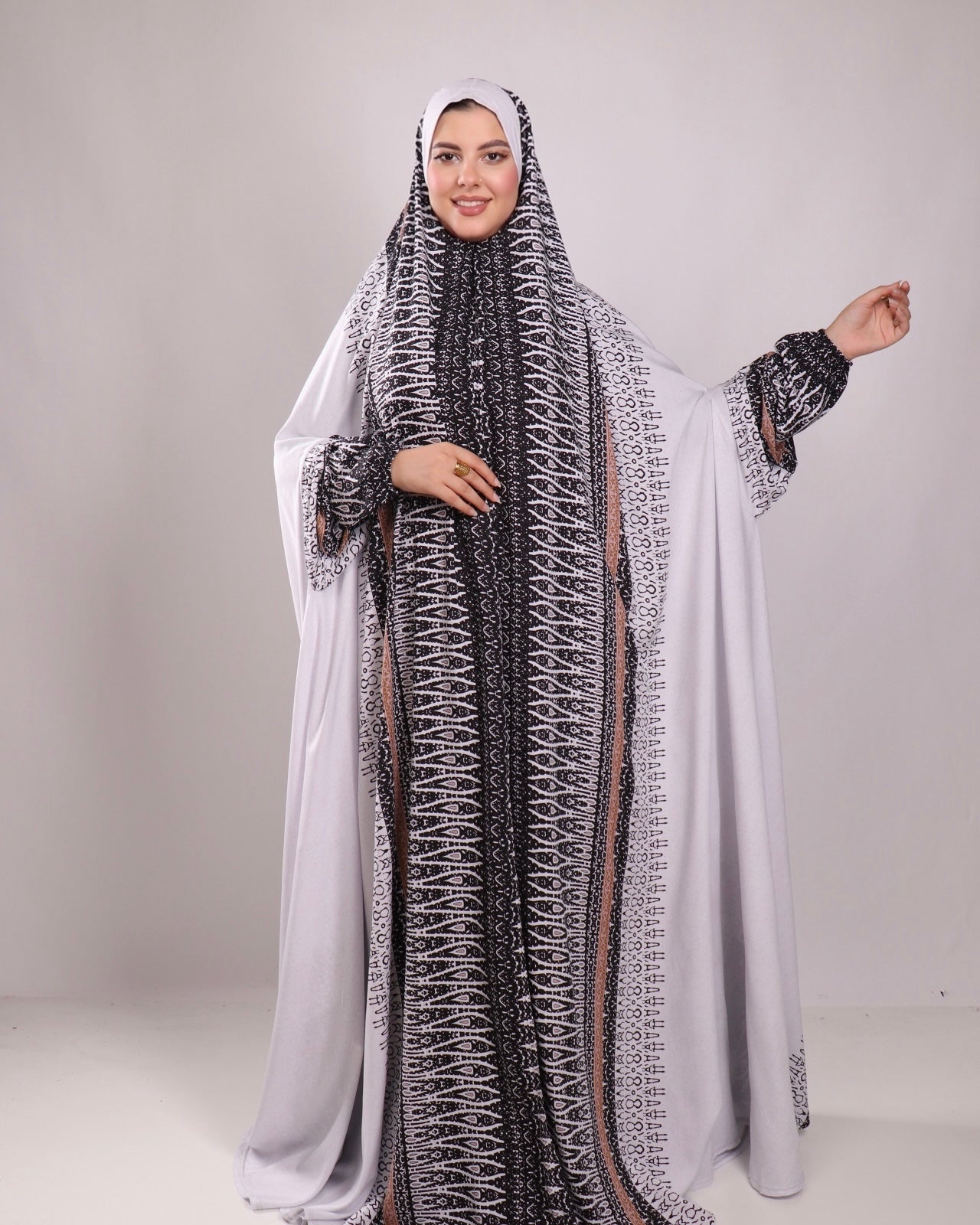 Full Khimar Esdal with border