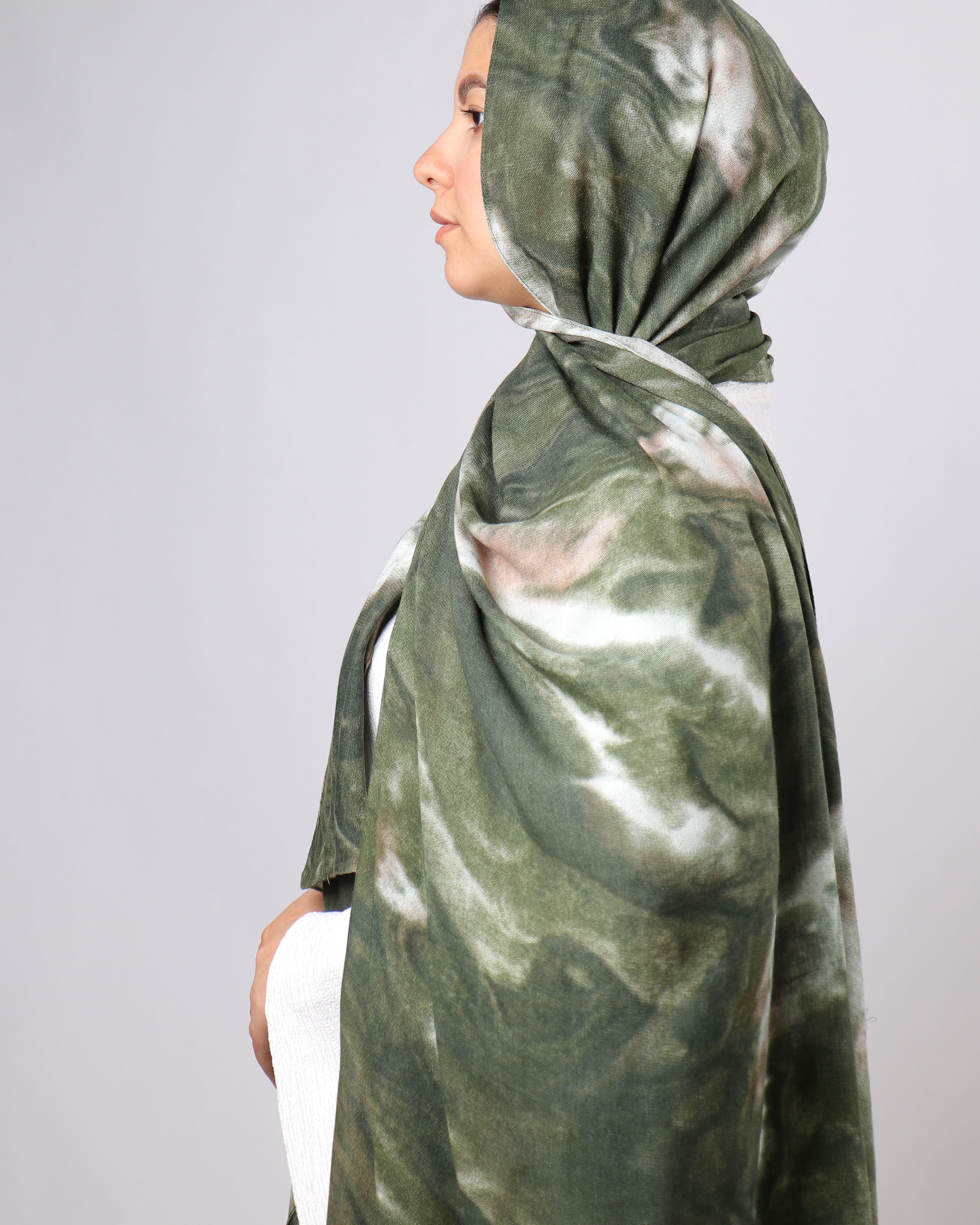 طرحة قطن مشجر