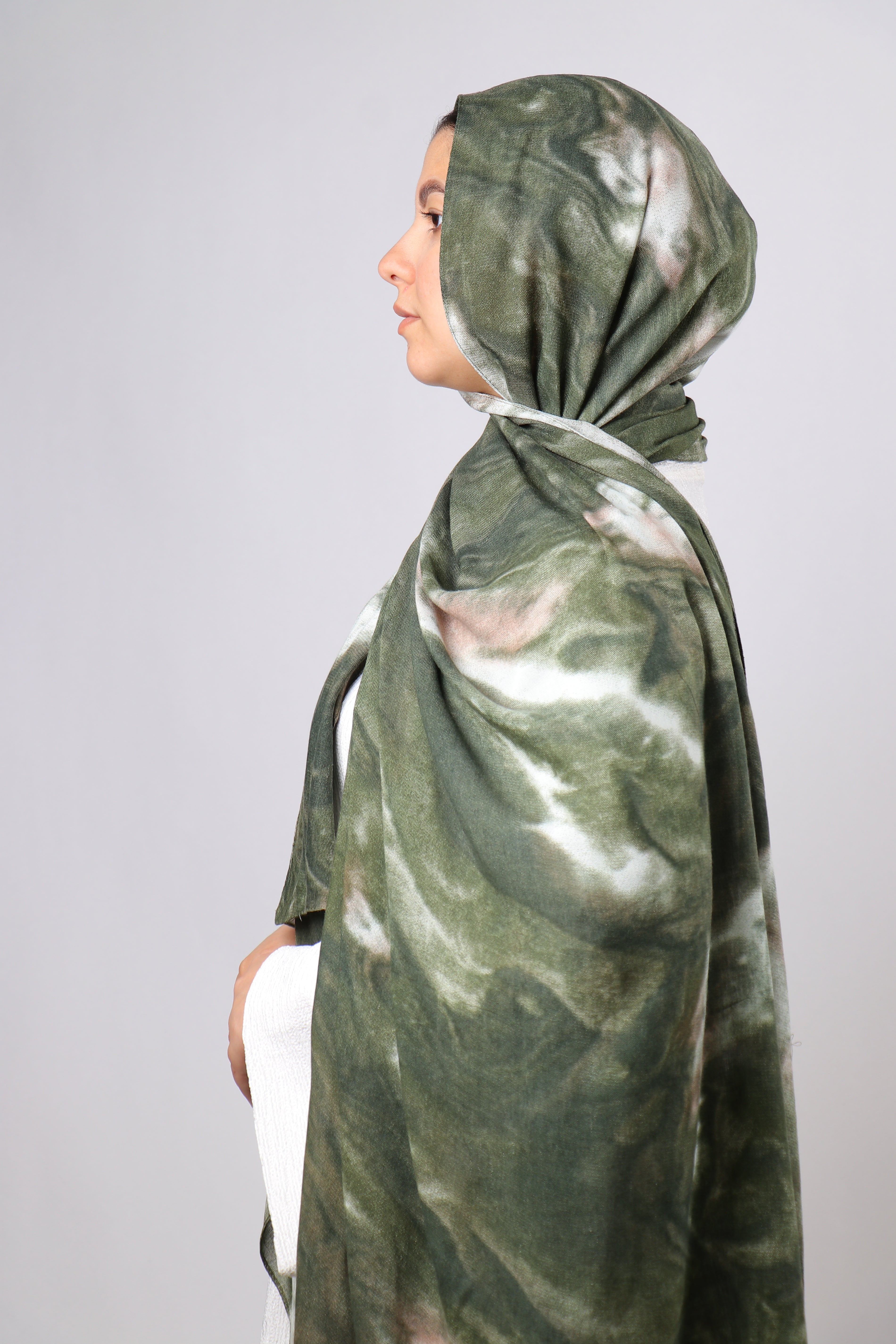 طرحة قطن مشجر