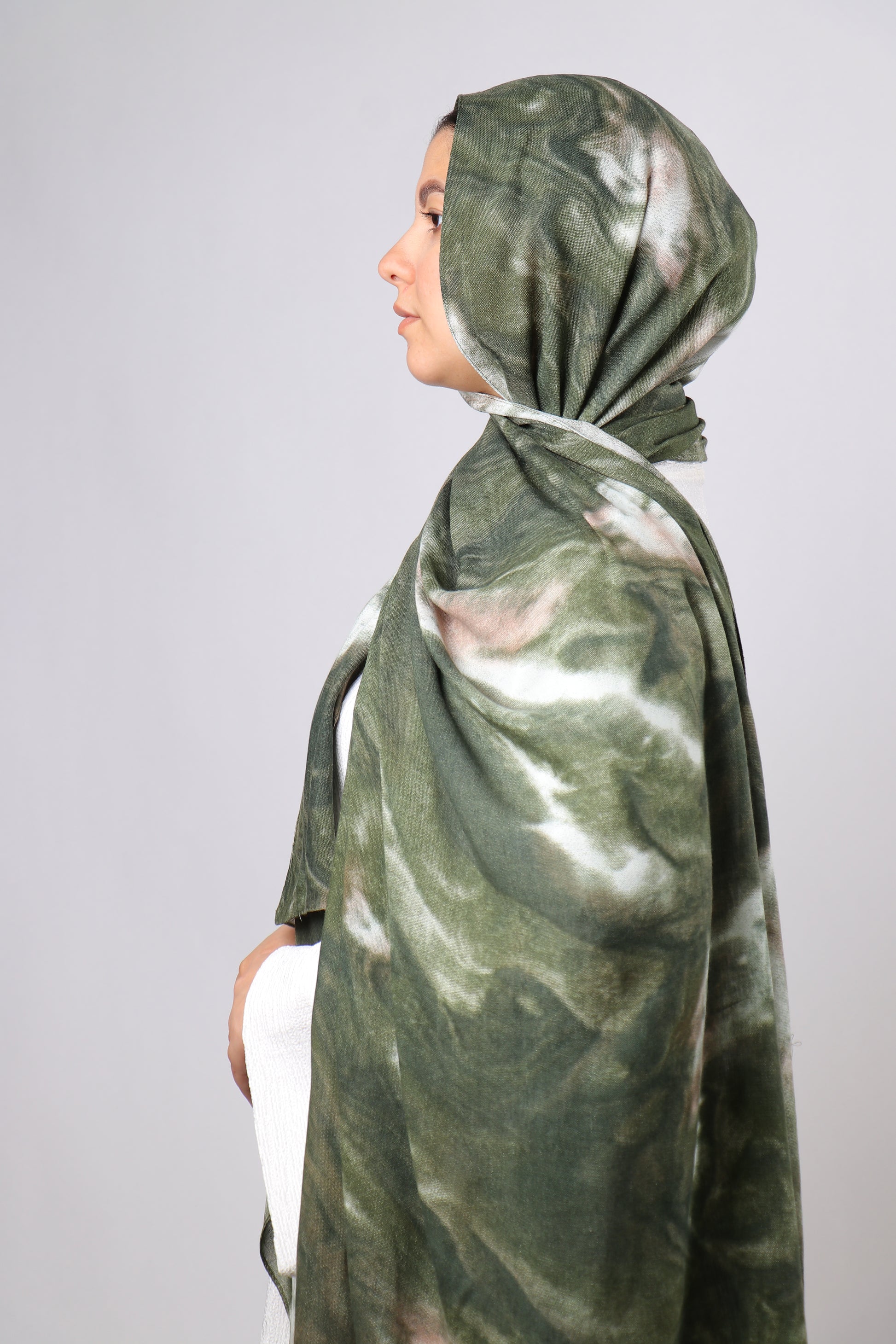 طرحة قطن مشجر