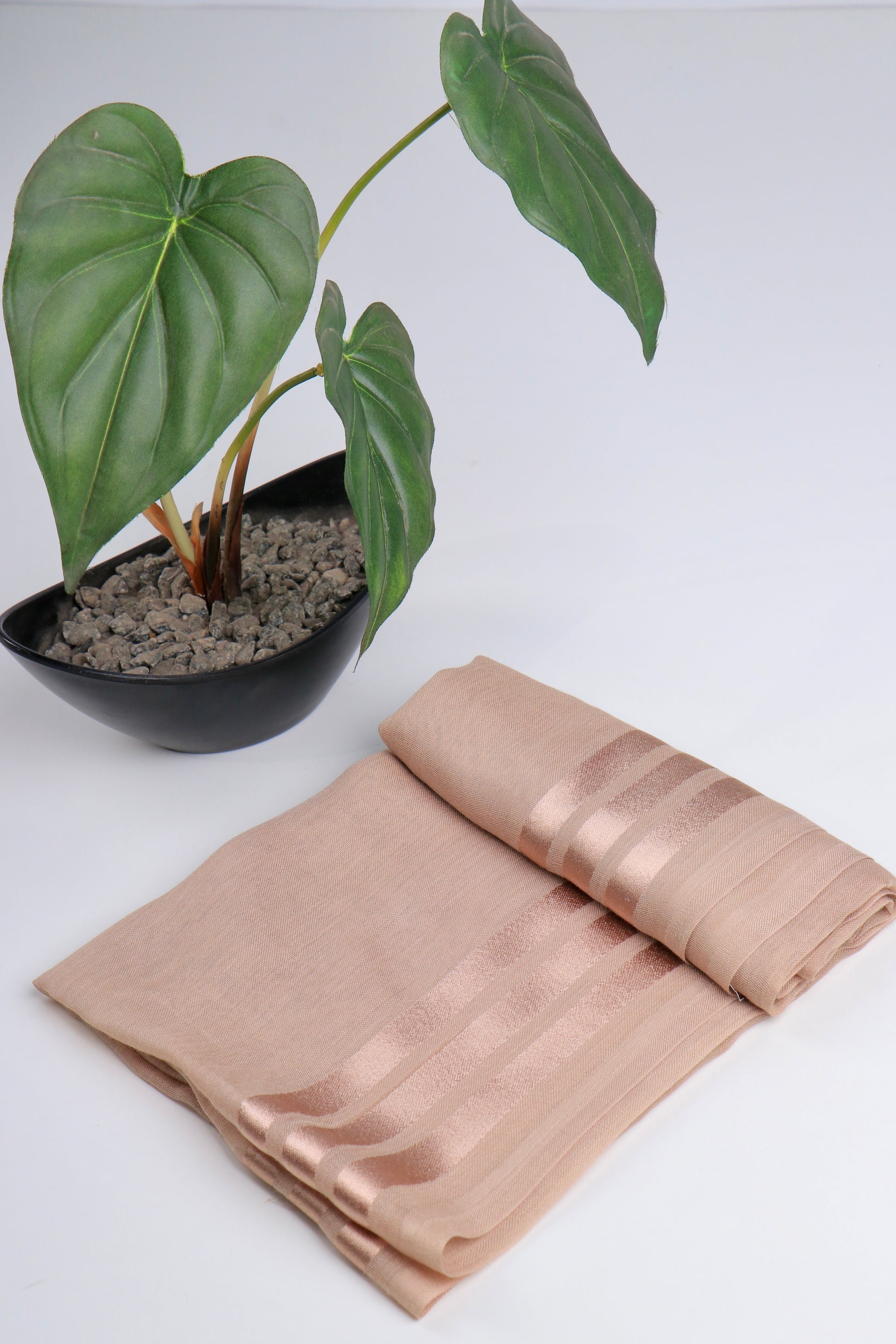 طرحه قطن فى ستان 3شريط