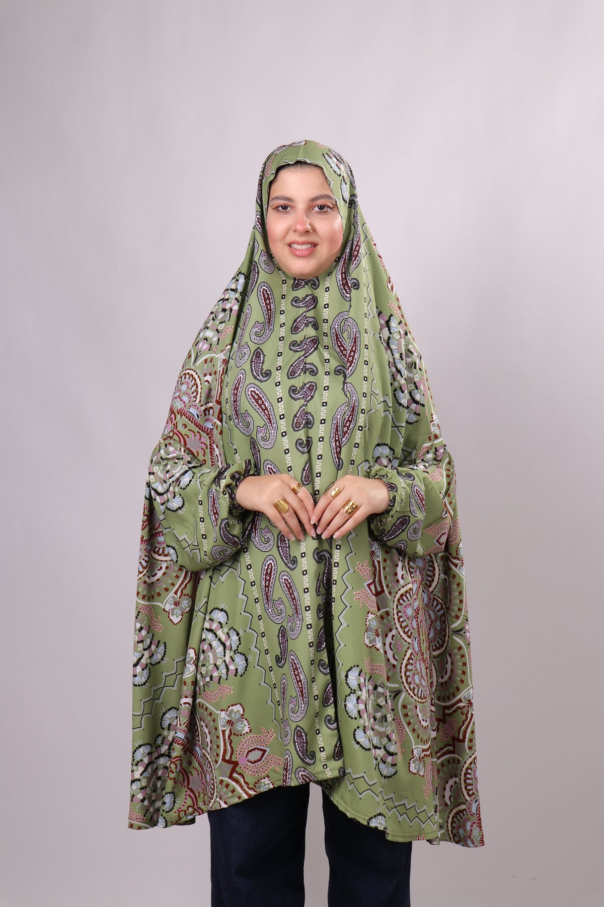 خمار صلاة مشجر