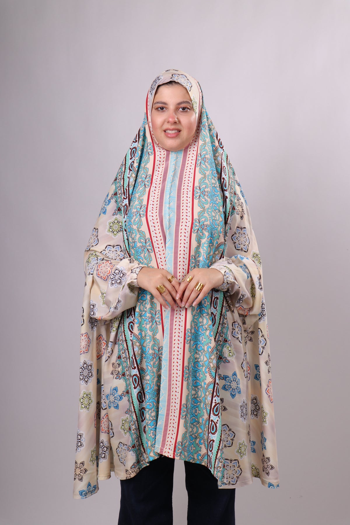 خمار صلاة مشجر