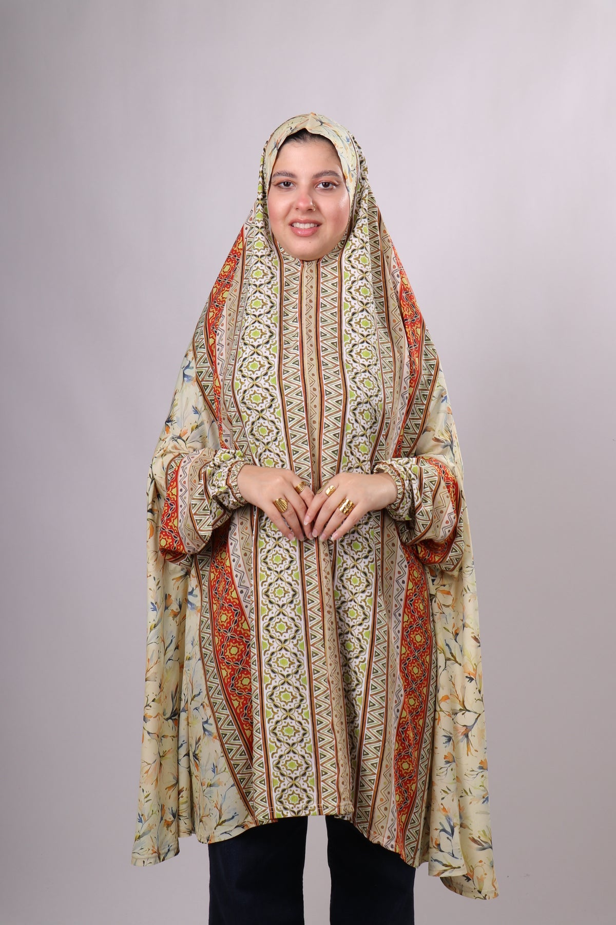 خمار صلاة مشجر