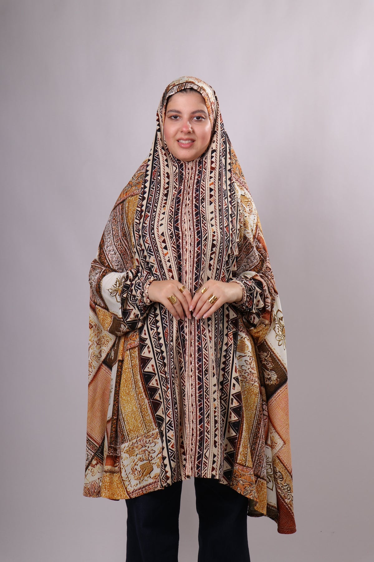 خمار صلاة مشجر