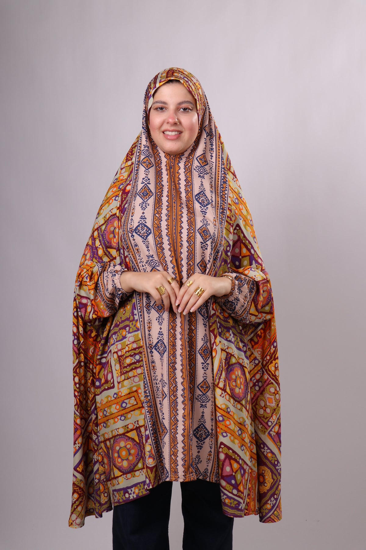 خمار صلاة مشجر
