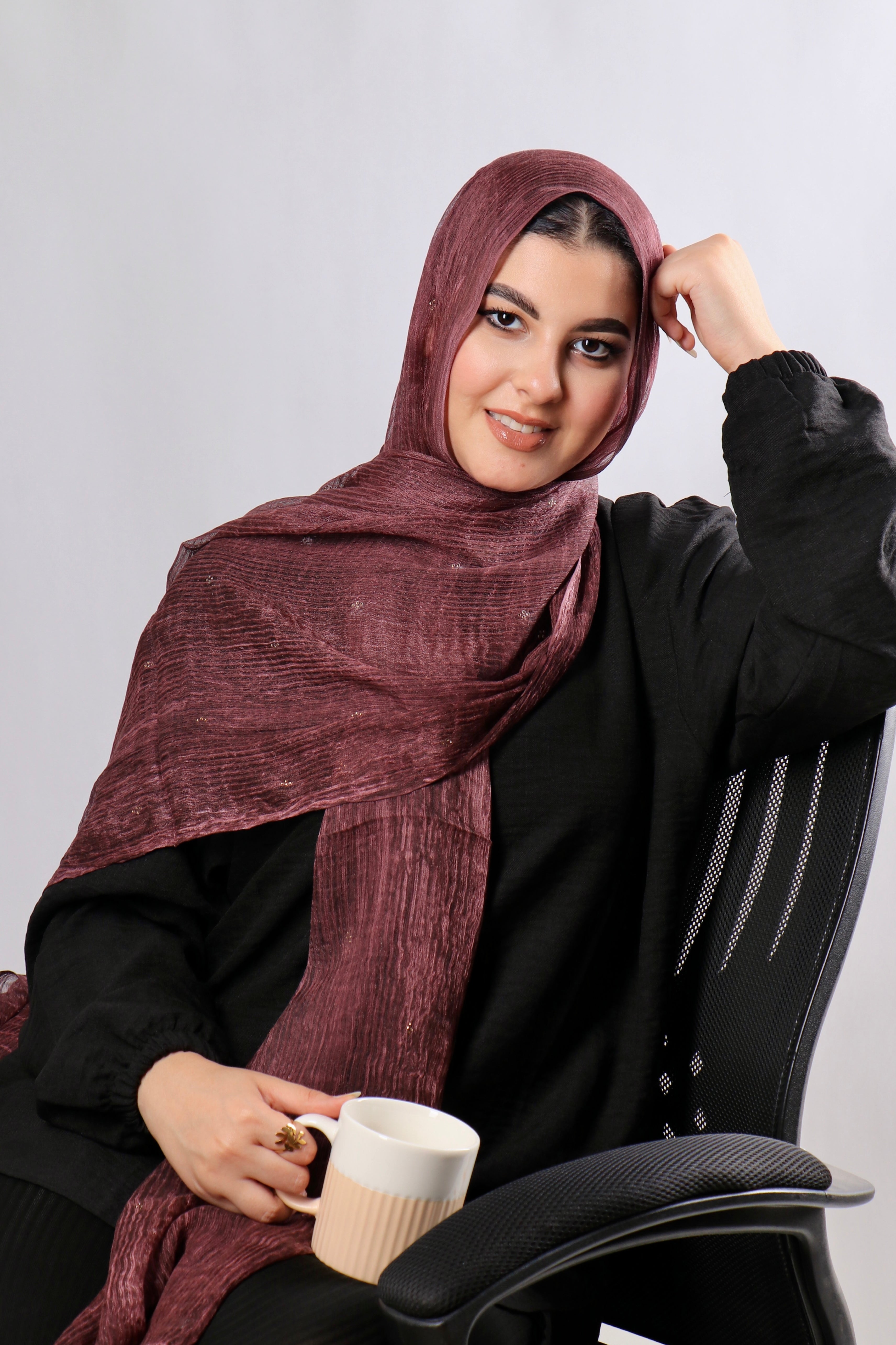 طرحه شيفون تايلاندى استرس