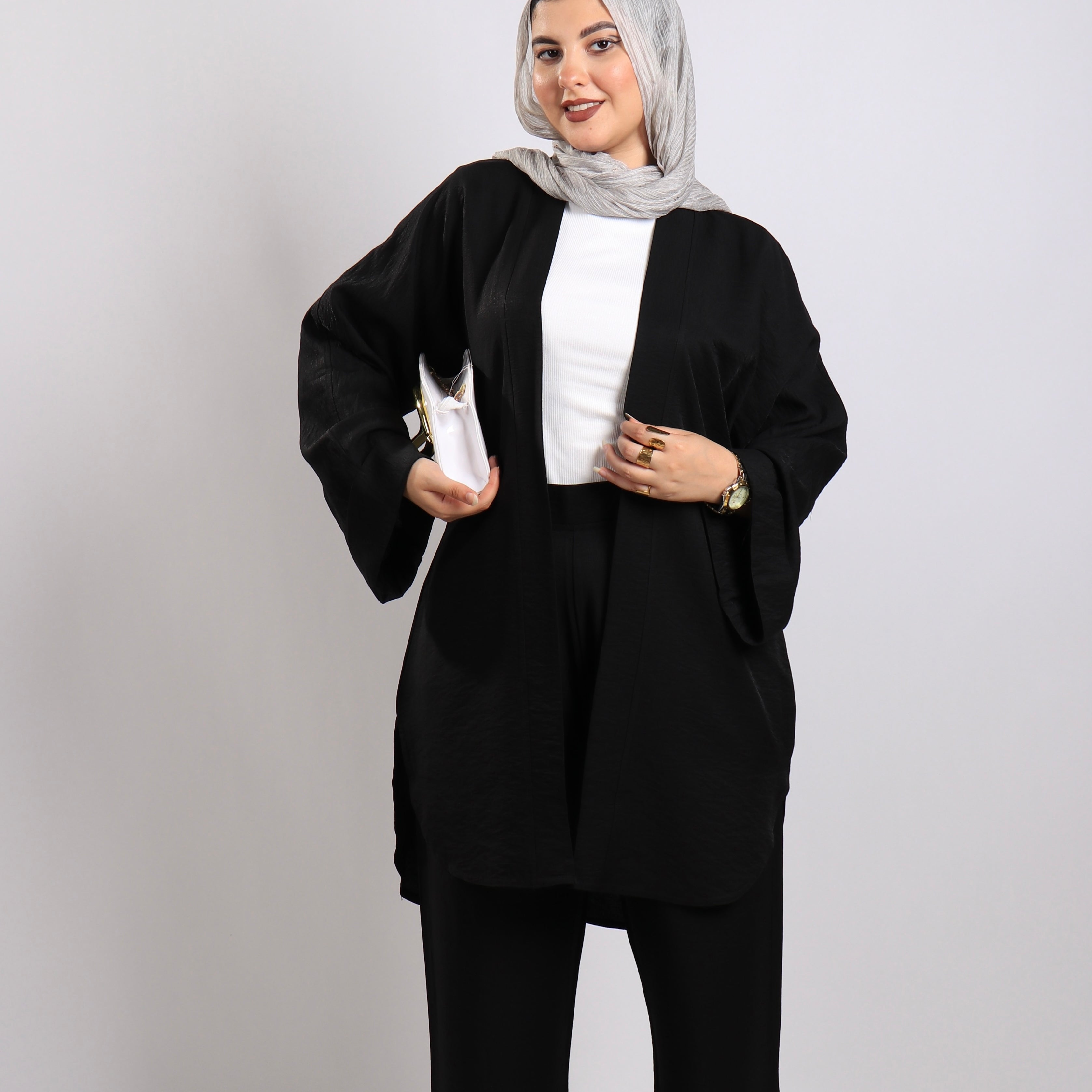 سوت كتان قطعتين