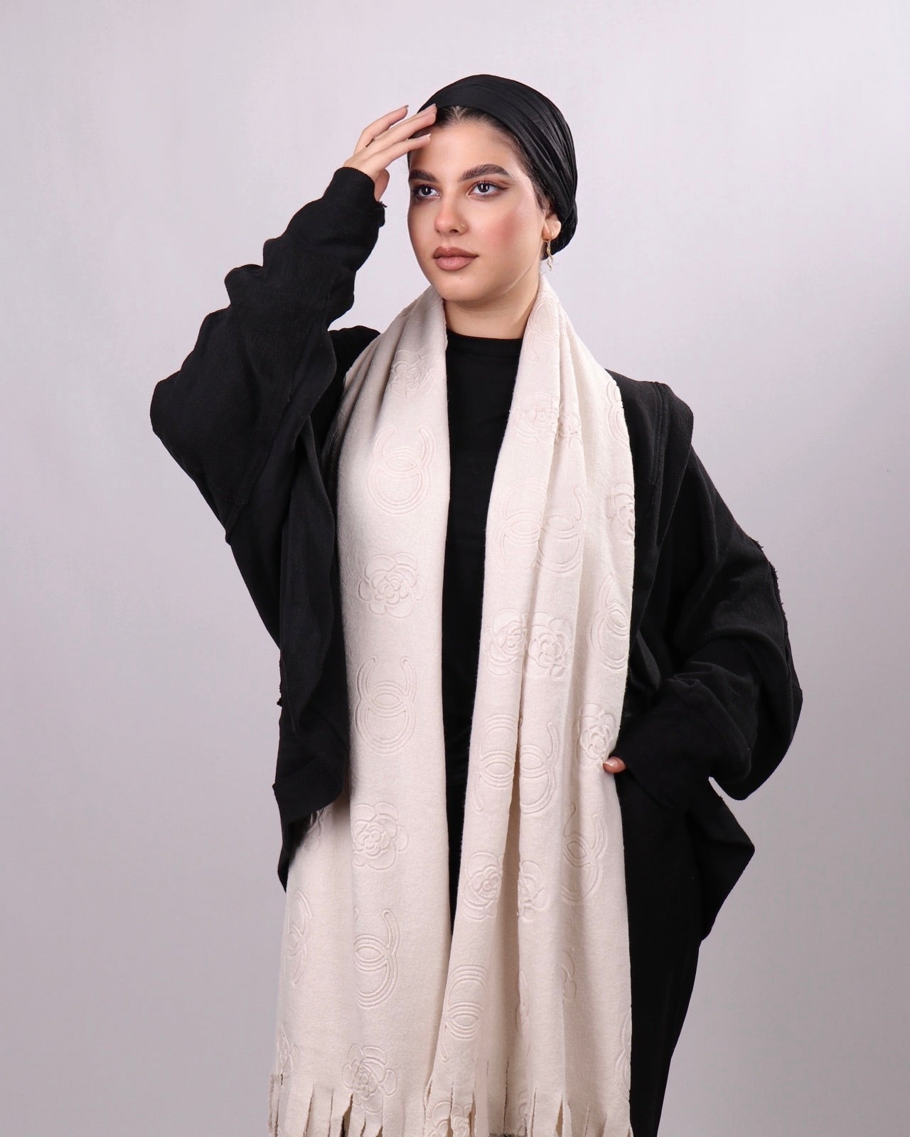 شال ماركات ساده شانيل