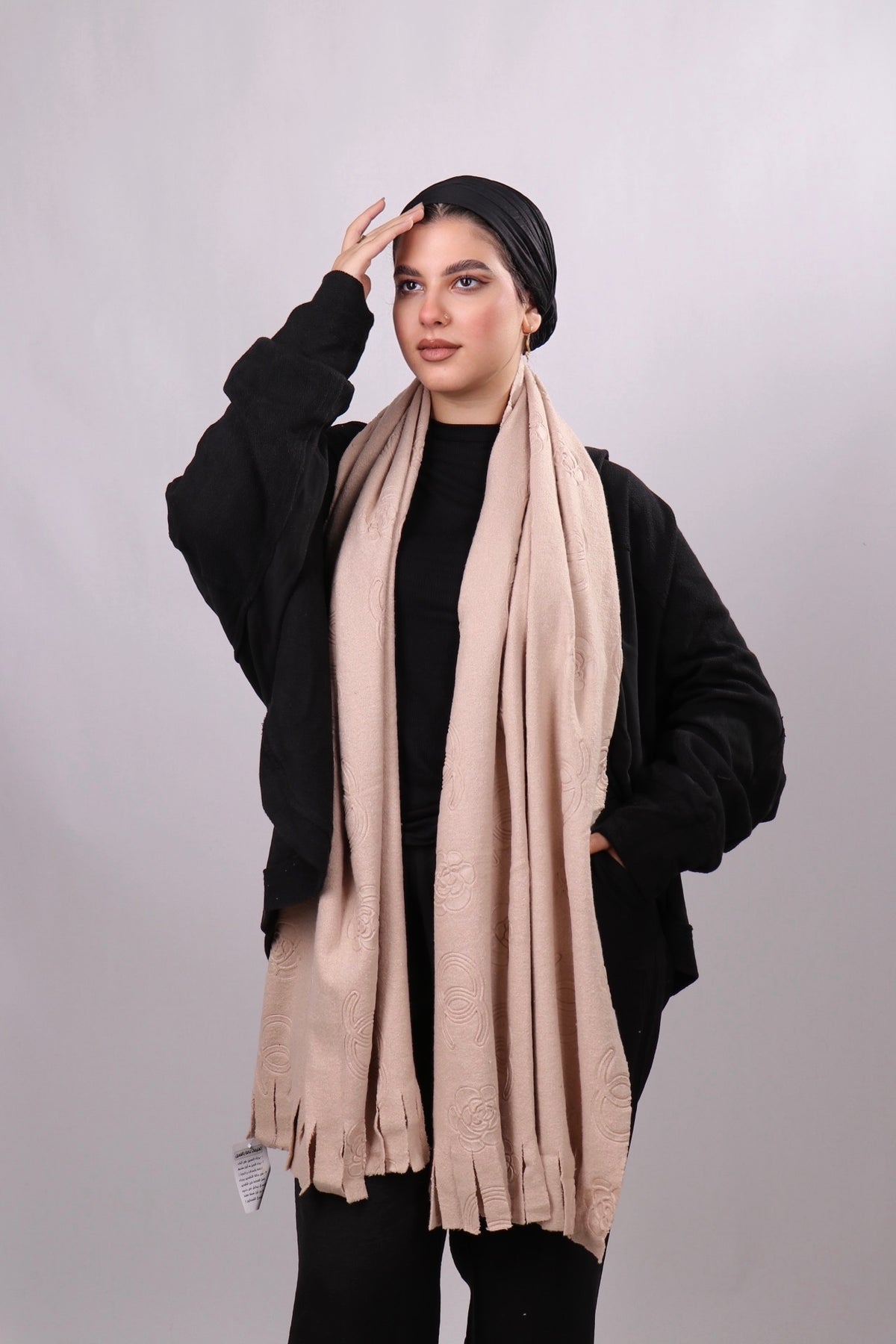 شال ماركات ساده شانيل