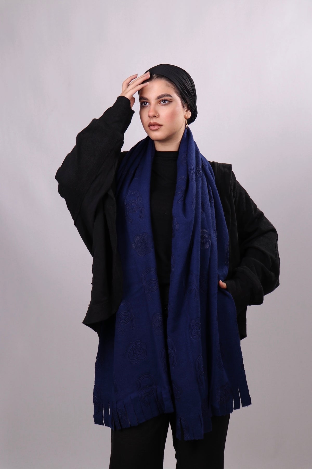 شال ماركات ساده شانيل