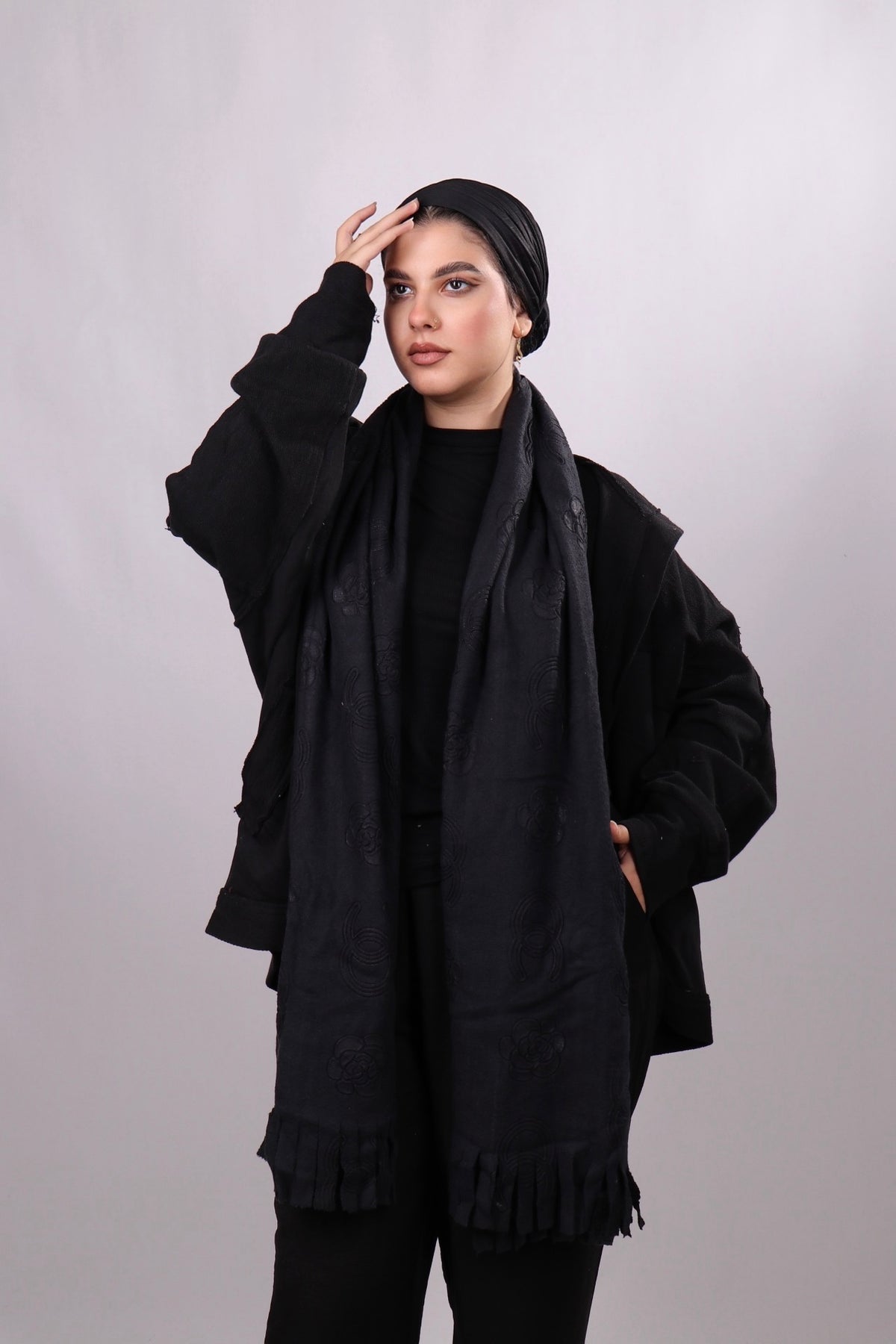 شال ماركات ساده شانيل
